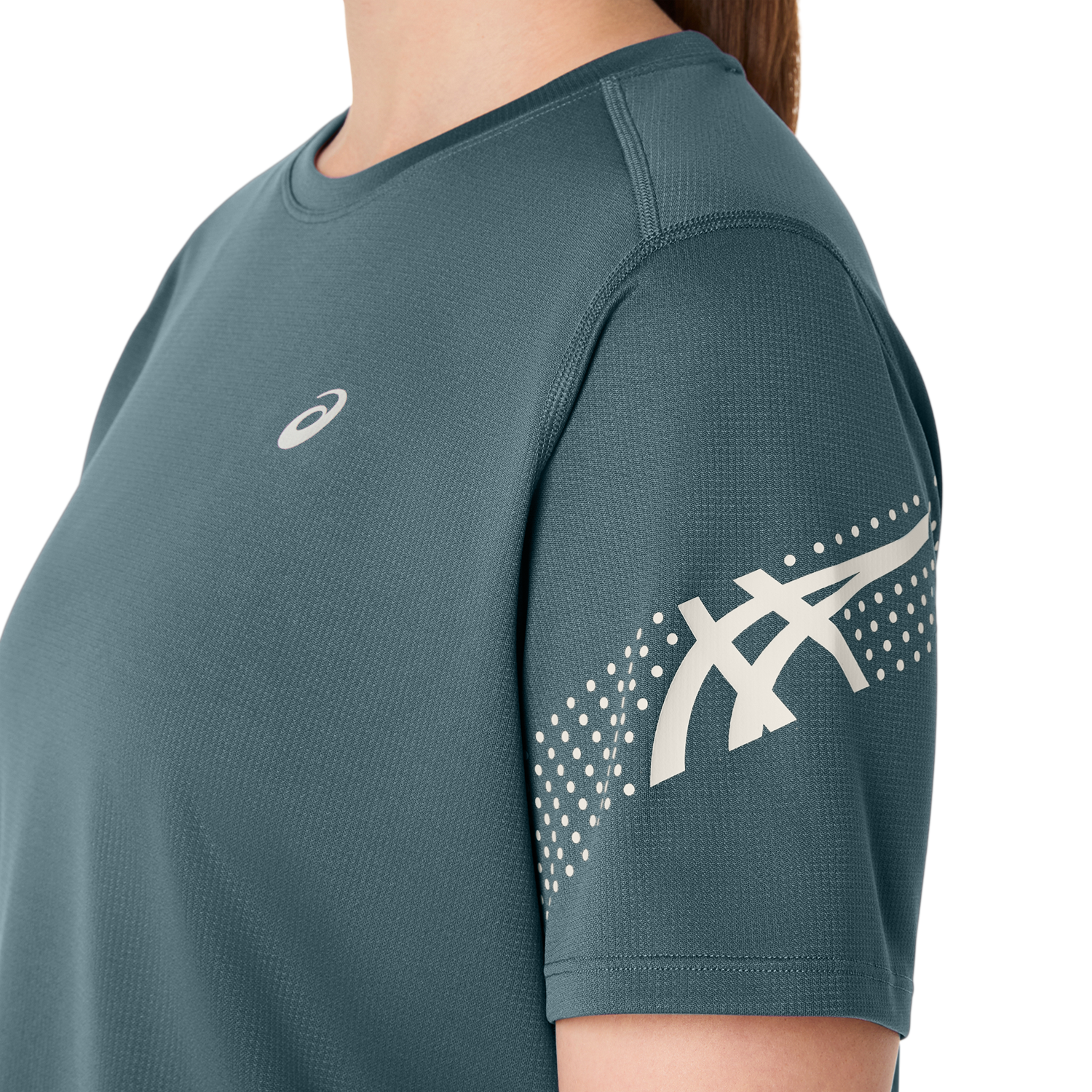 Asics Laufshirt »ICON SS TOP« mit Kasane-Faltung im Nackenbereich, schnell trocknend