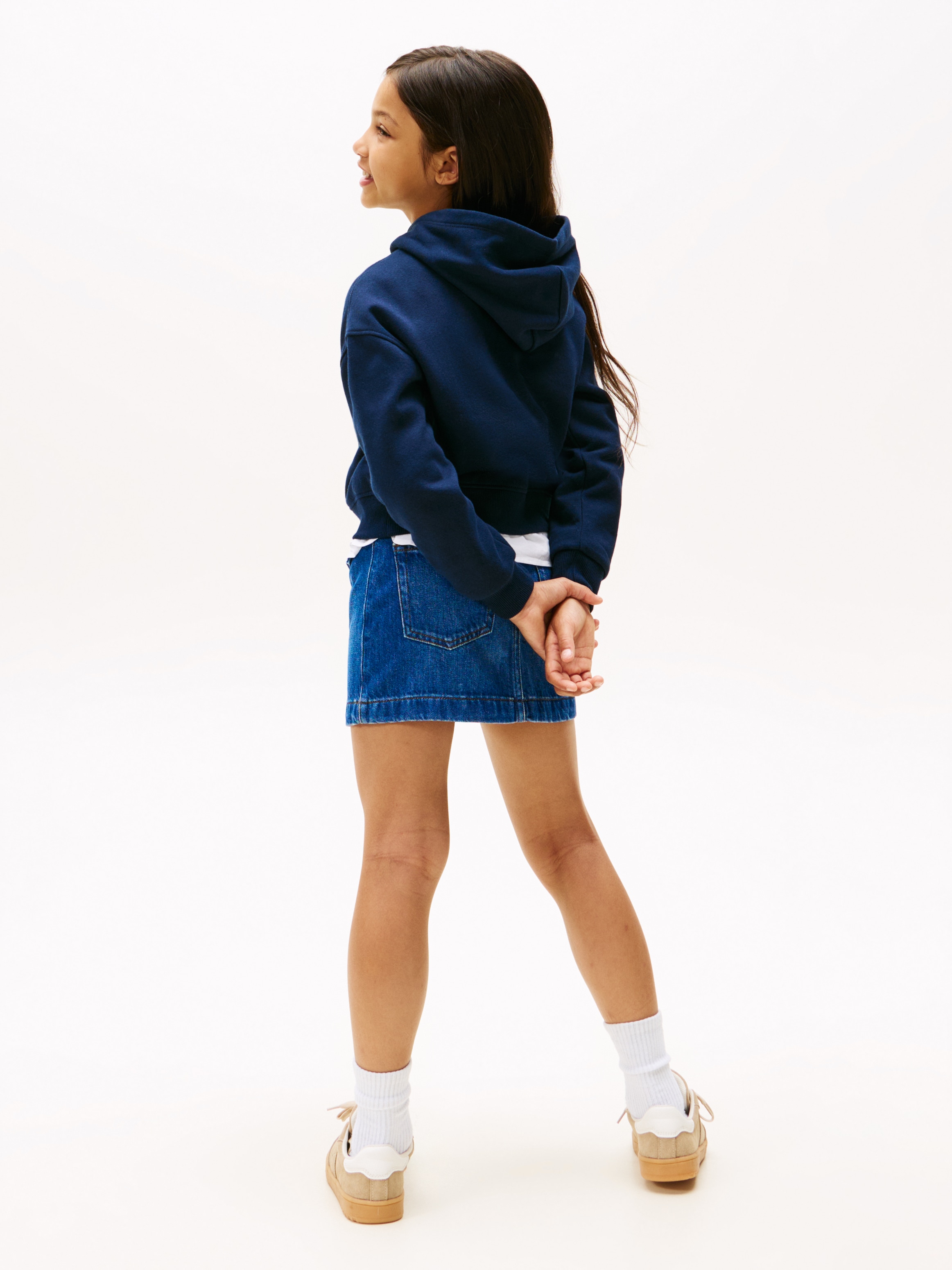 Tommy Hilfiger Kapuzensweatshirt »RHINE STONE FLAG HOODIE«, Kinder bis 16 Jahre
