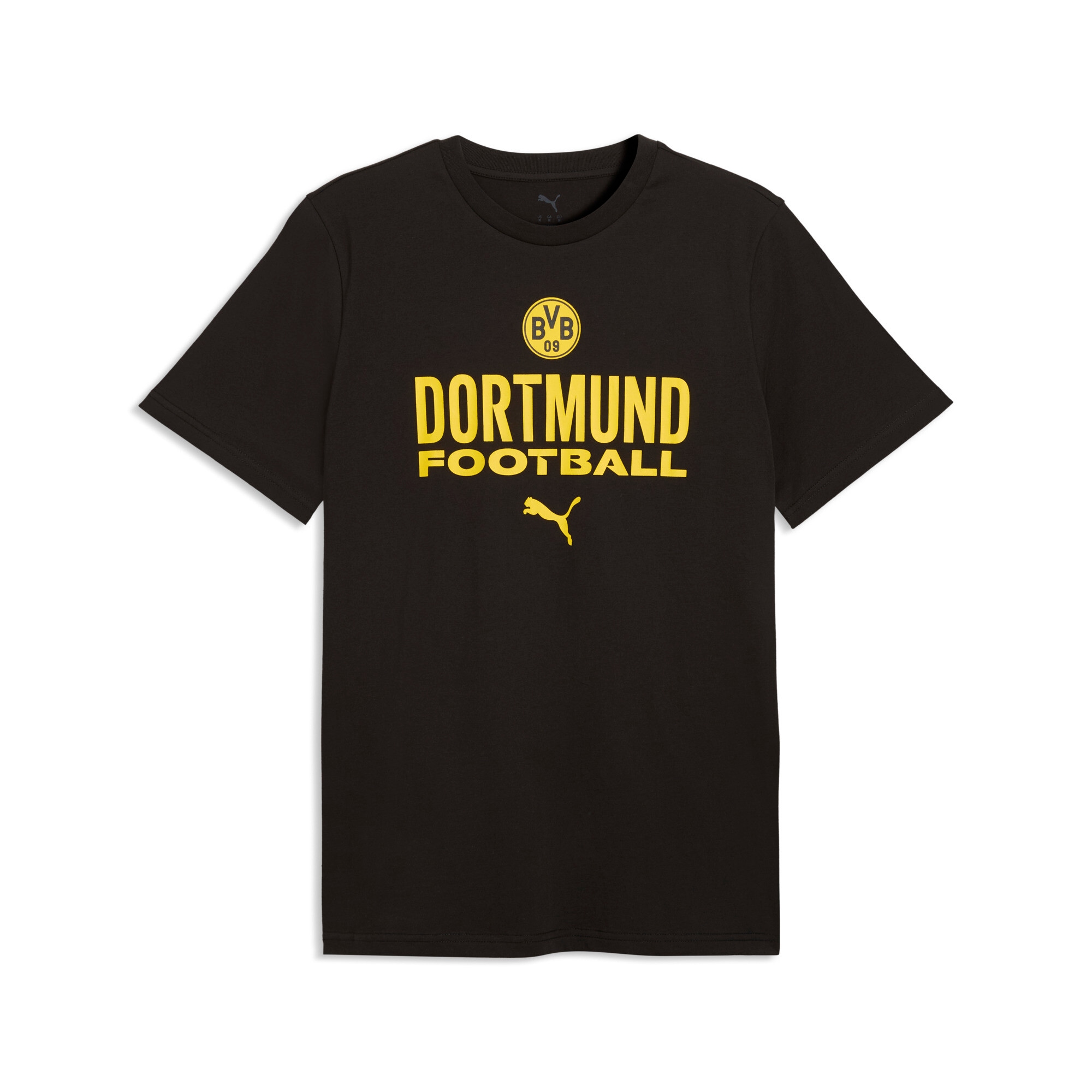 PUMA Trainingsshirt »BVB FTBLCULTURE TEE« Regular Fit, Kurzarm-Design, Rundhalsausschnitt, Logodruck