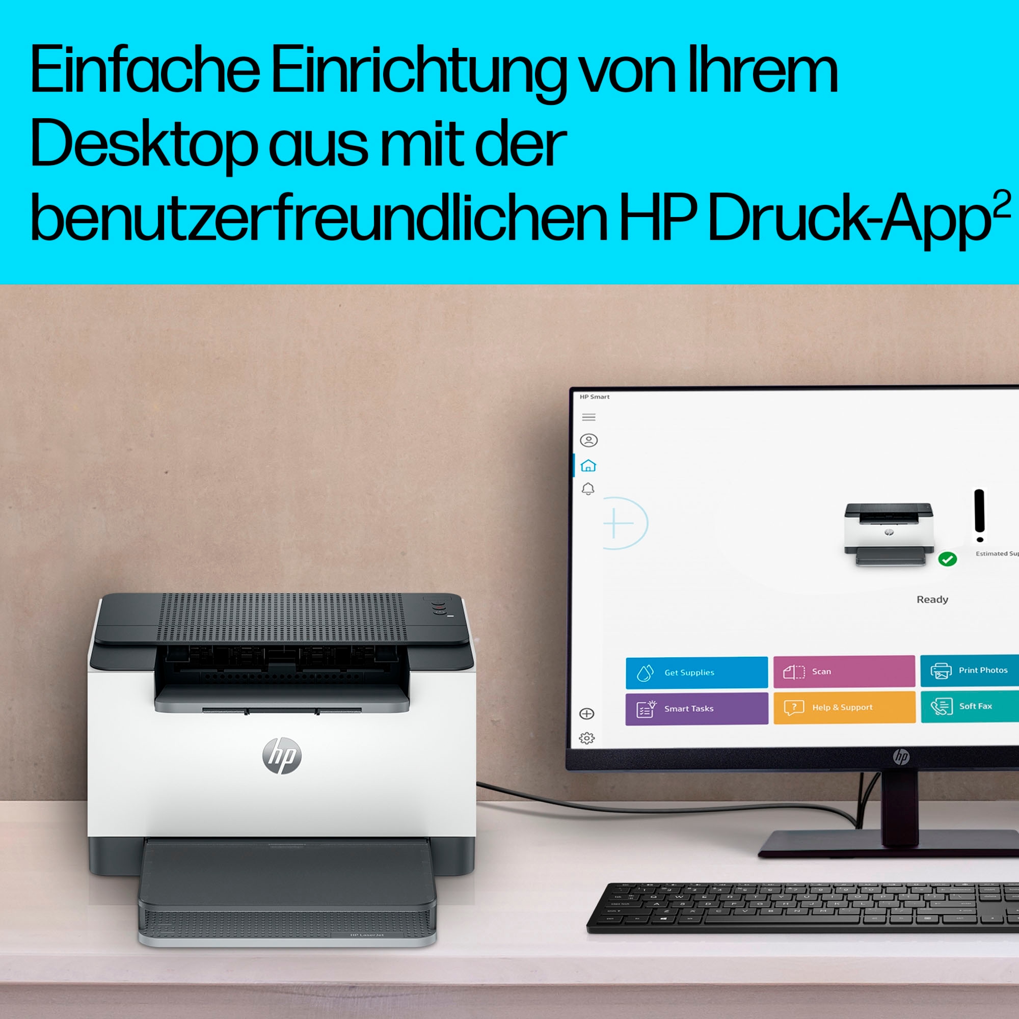 HP Schwarz-Weiß Laserdrucker »LaserJet M209d«, HP Instant Ink kompatibel