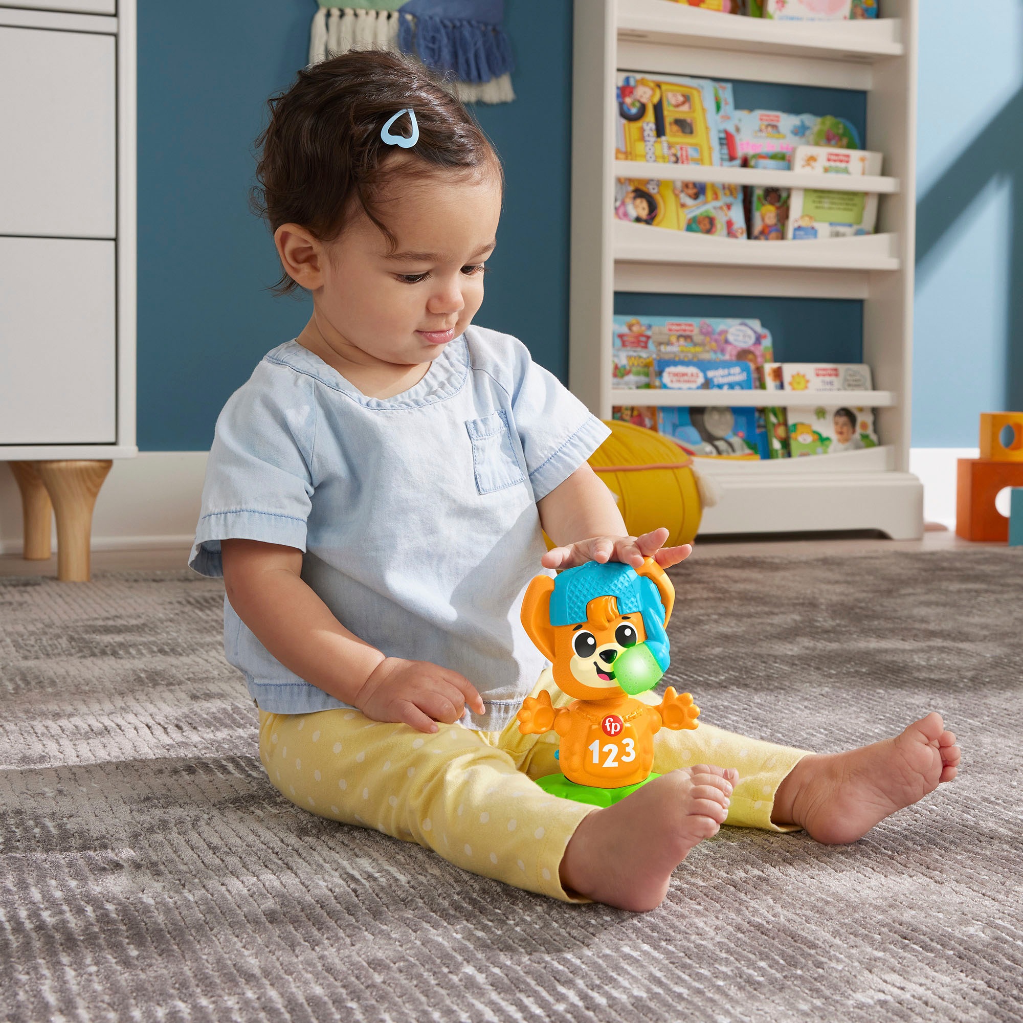 Fisher-Price® Lernspielzeug »Beat Bande Spring & Sing Fuchs Bruno«, mit Licht und Sound