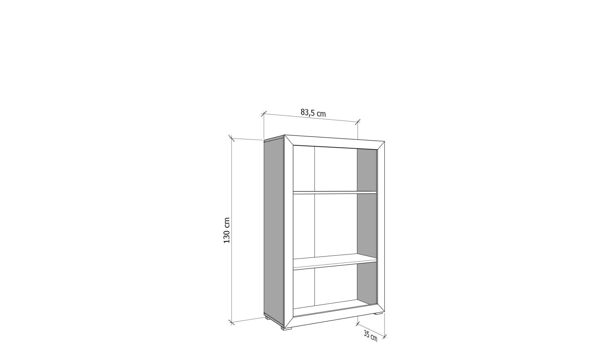 Home affaire Vitrine »Essex Vitrinenschrank, Glasschrank, Standvitrine, Highboard/Sideboard« Präzise Heißfolienprägung, Metallgriff, Eleganter Glasboden