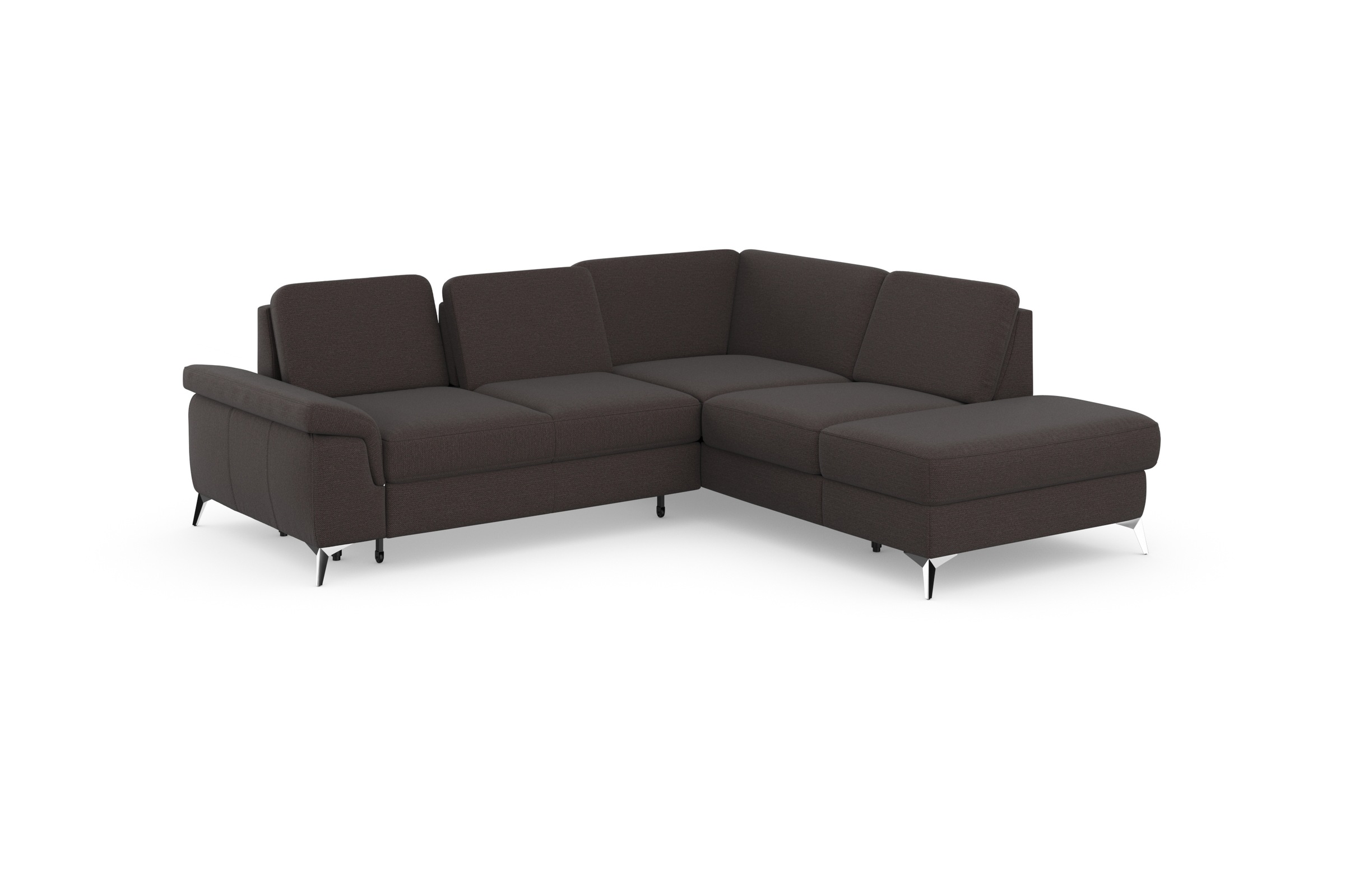 sit&more Ecksofa »Padua L-Form«, inklusive Sitztiefenverstellung, Armteilfunktion und Federkern