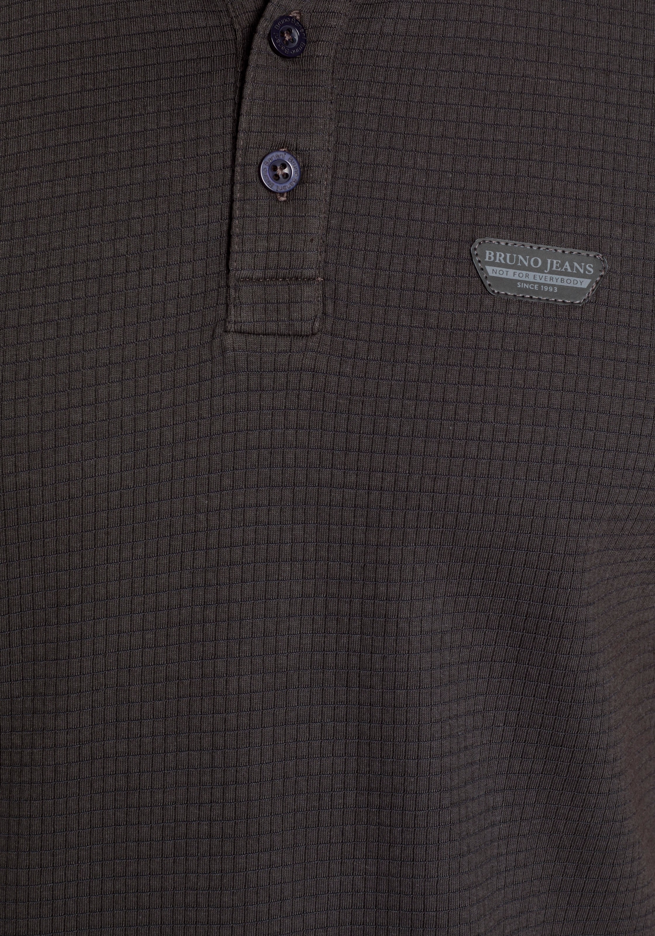 Bruno Banani Poloshirt, mit besonderer Materialstruktur