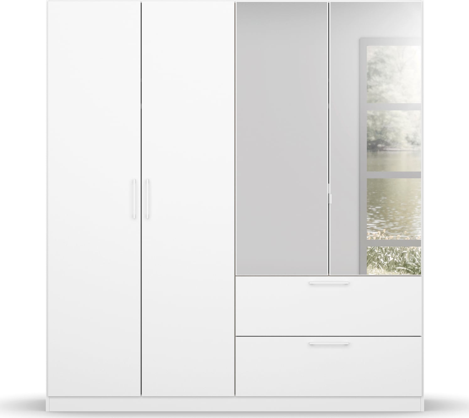 INOSIGN BY RAUCH Schlafzimmer-Set »Komplettschlafzimmer Schlafzimmer Challenger (Set 4-teilig)«, Schrank 2 Breiten, Bett 3 Breiten, 2 Nachttische MADE IN GERMANY