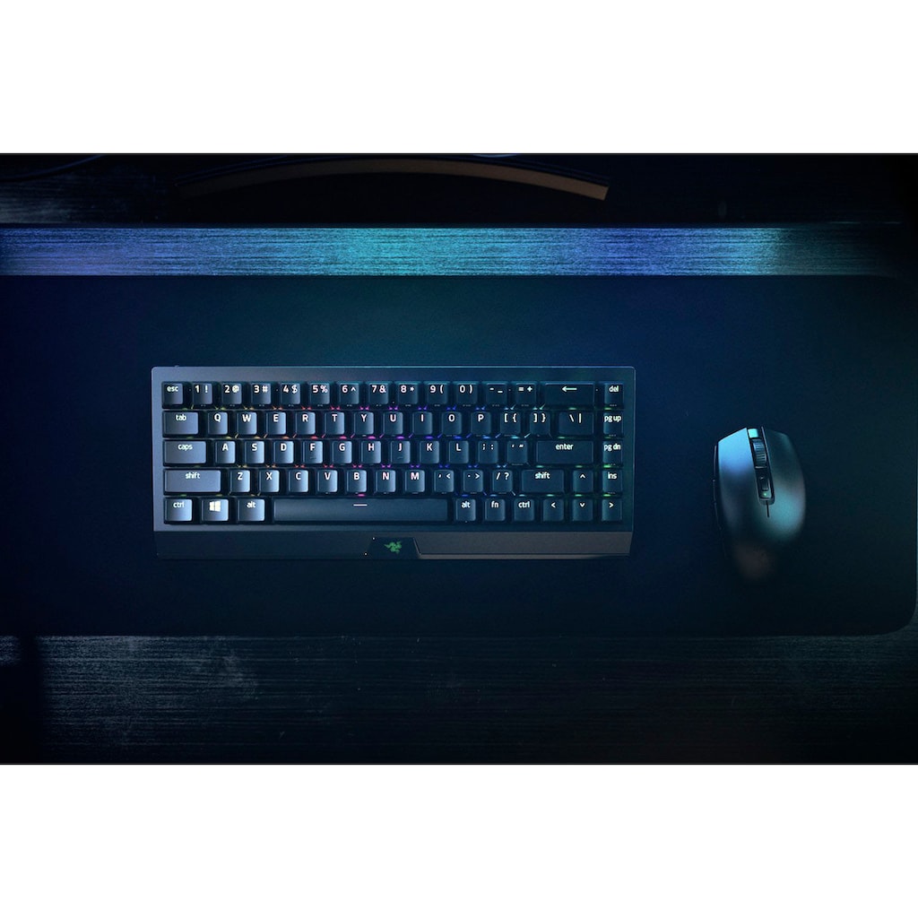 RAZER Gaming-Tastatur »BlackWidow V3 Mini HyperSpeed - Gelb Switch - DE«, (Profil-Speicher-Gaming-Modus)