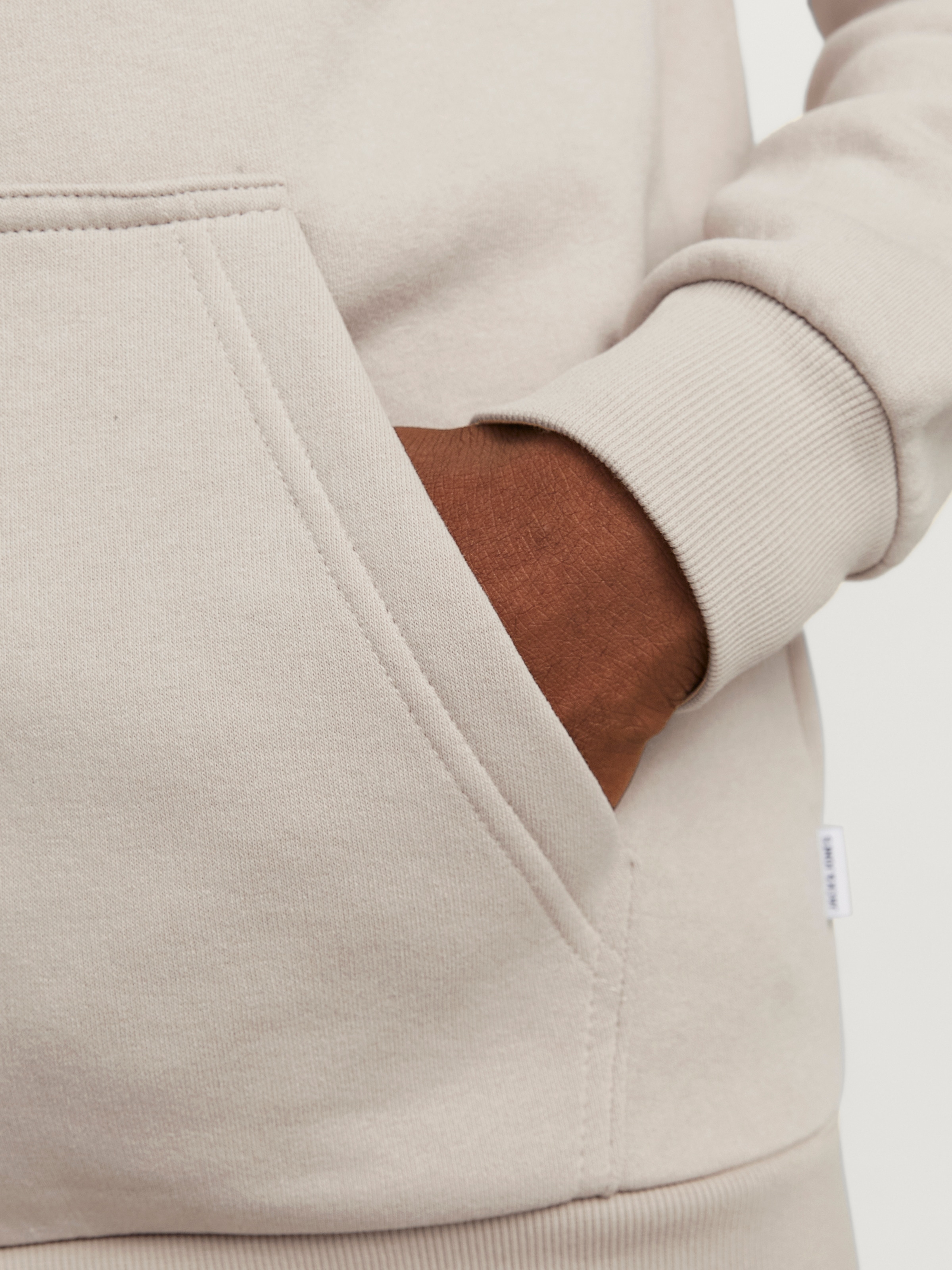 Jack & Jones Kapuzensweatjacke »JJEBRADLEY mit Kapuze, ideal für kalte Jahreszeit« Materialmix, relaxed fit
