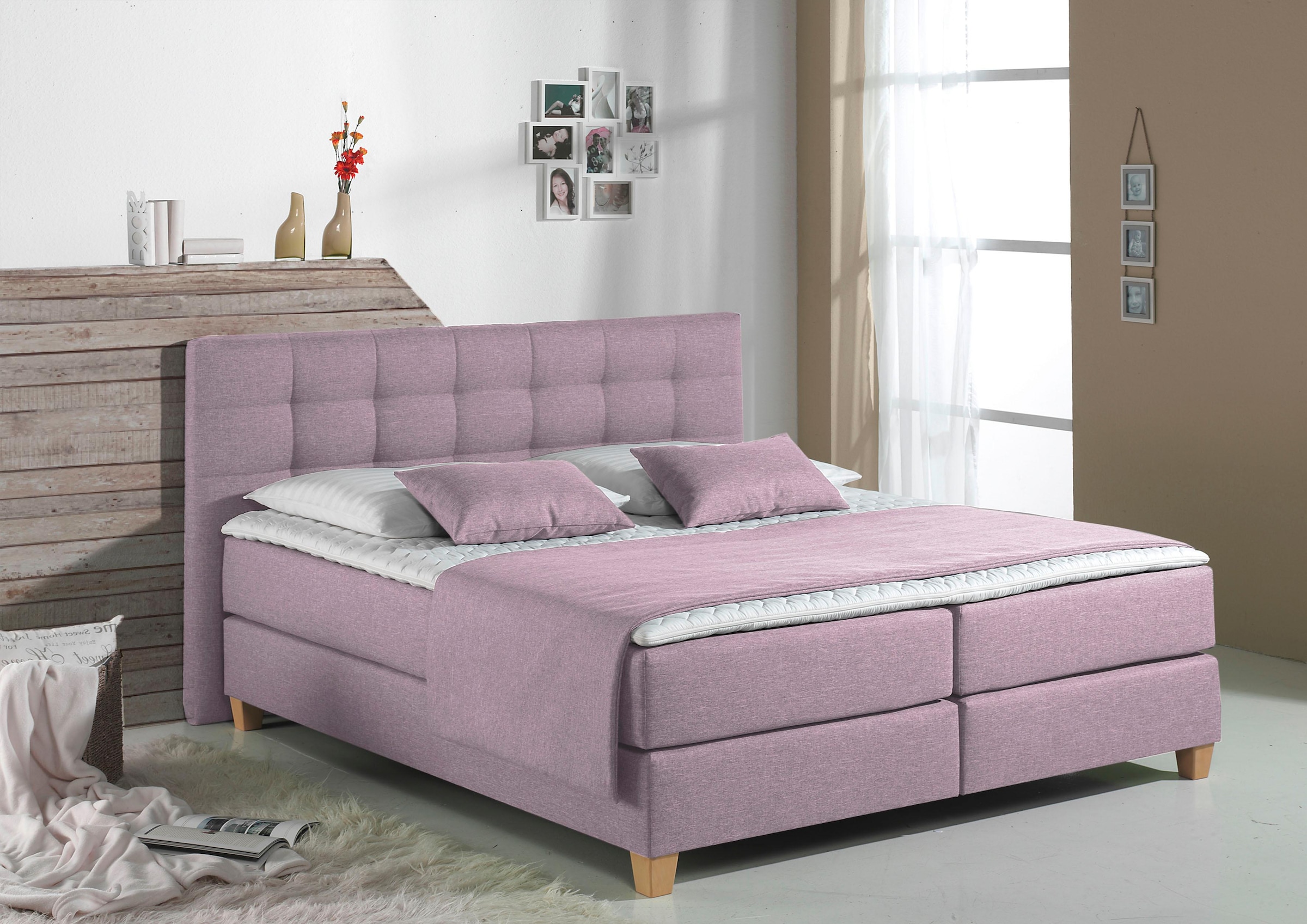 Home affaire Dekokissen »Tommy« Kissen-Plaidset für »Tommy« Boxspringbett