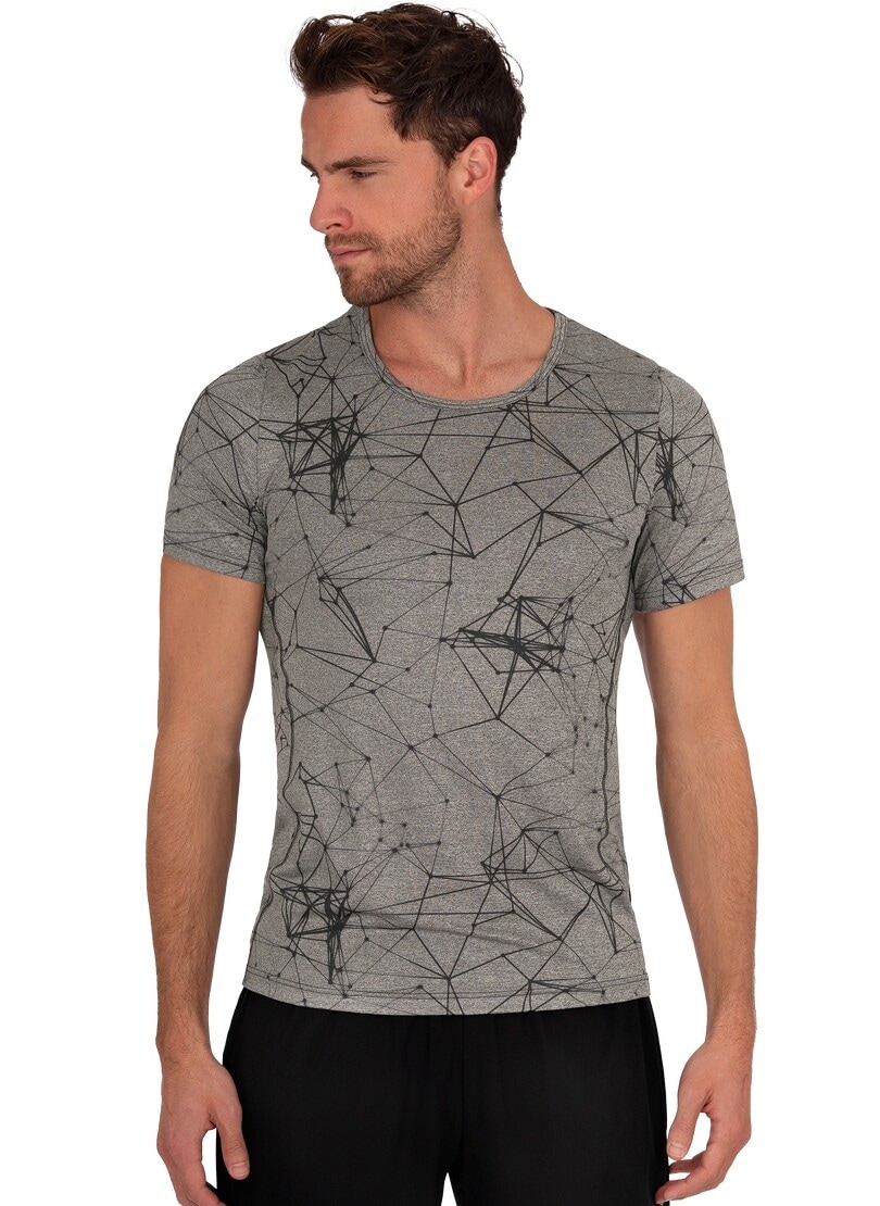 Trigema T-Shirt »TRIGEMA Sportshirt aus bei Material« elastischem