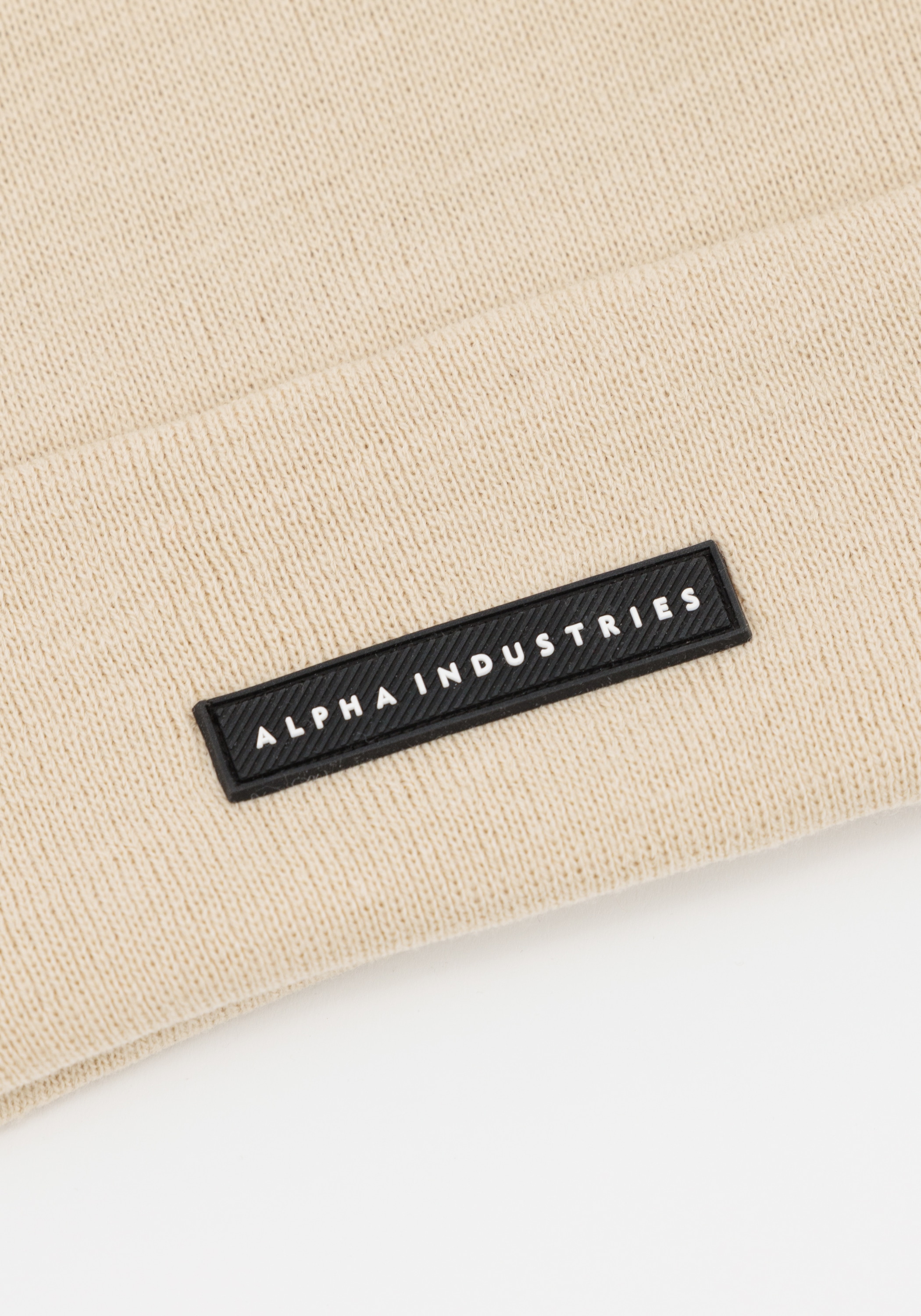 Alpha Industries Skimütze »Rubber Logo Beanie«