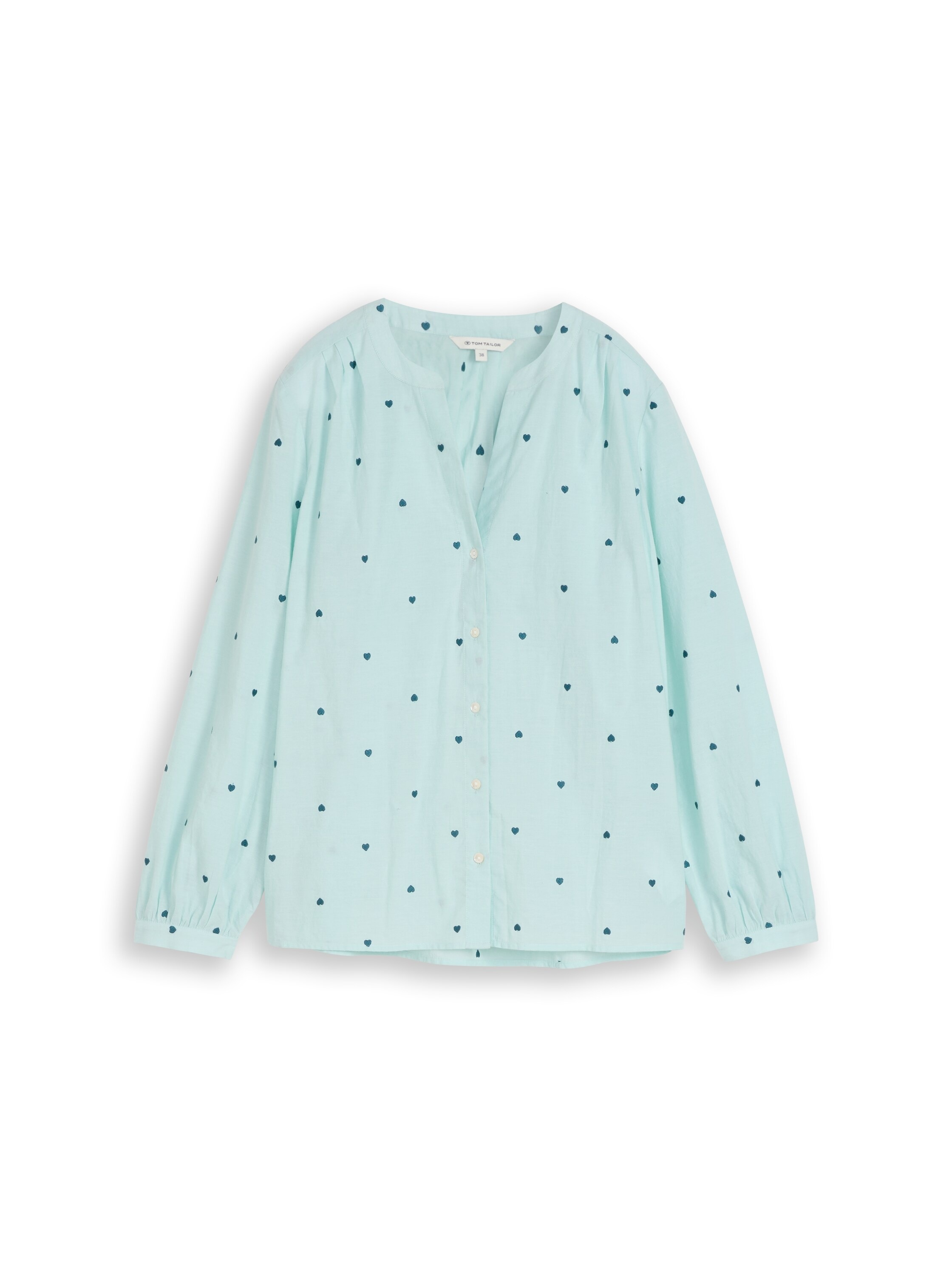 TOM TAILOR Klassische Bluse mit All-Over Print