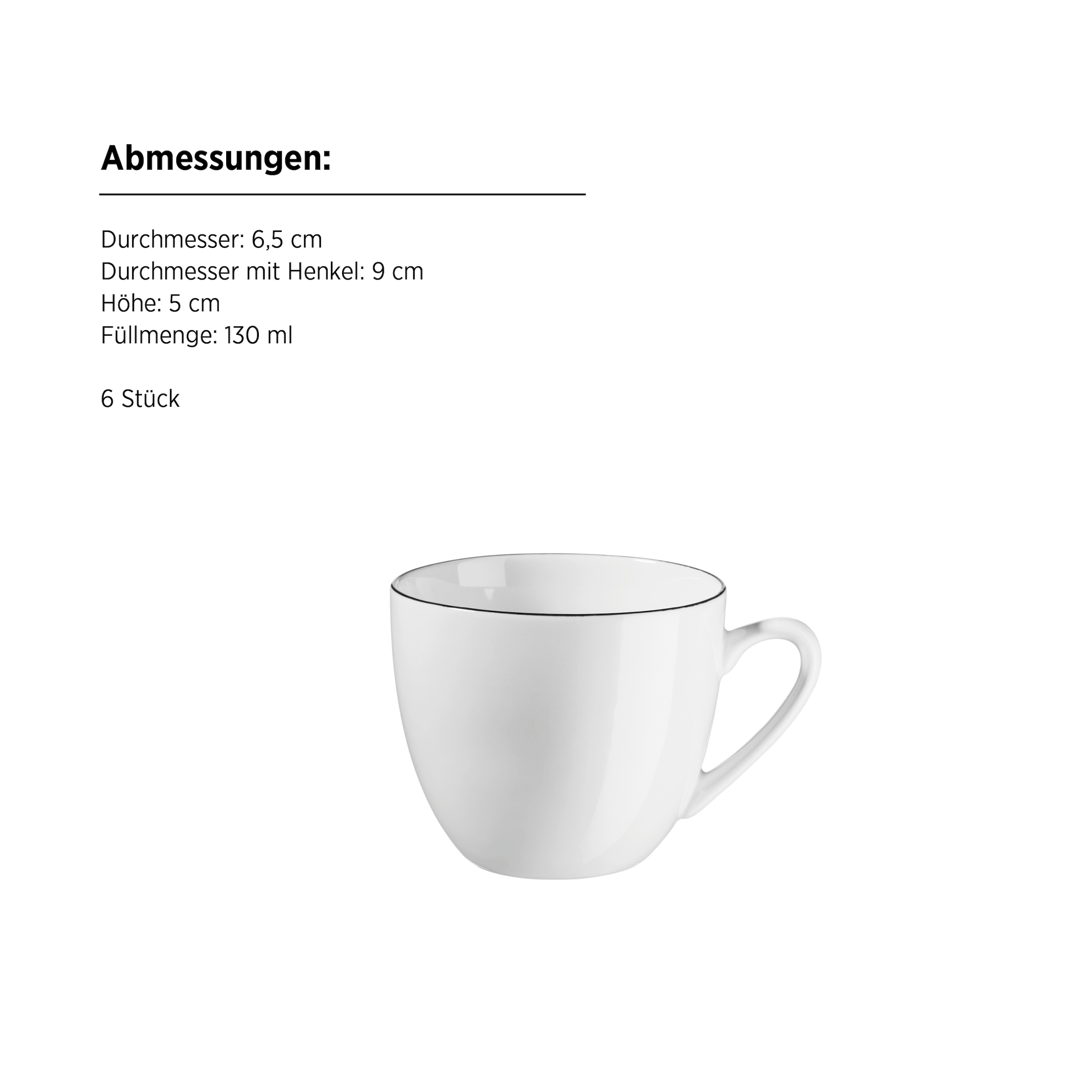 MÄSER Tasse »Felise«