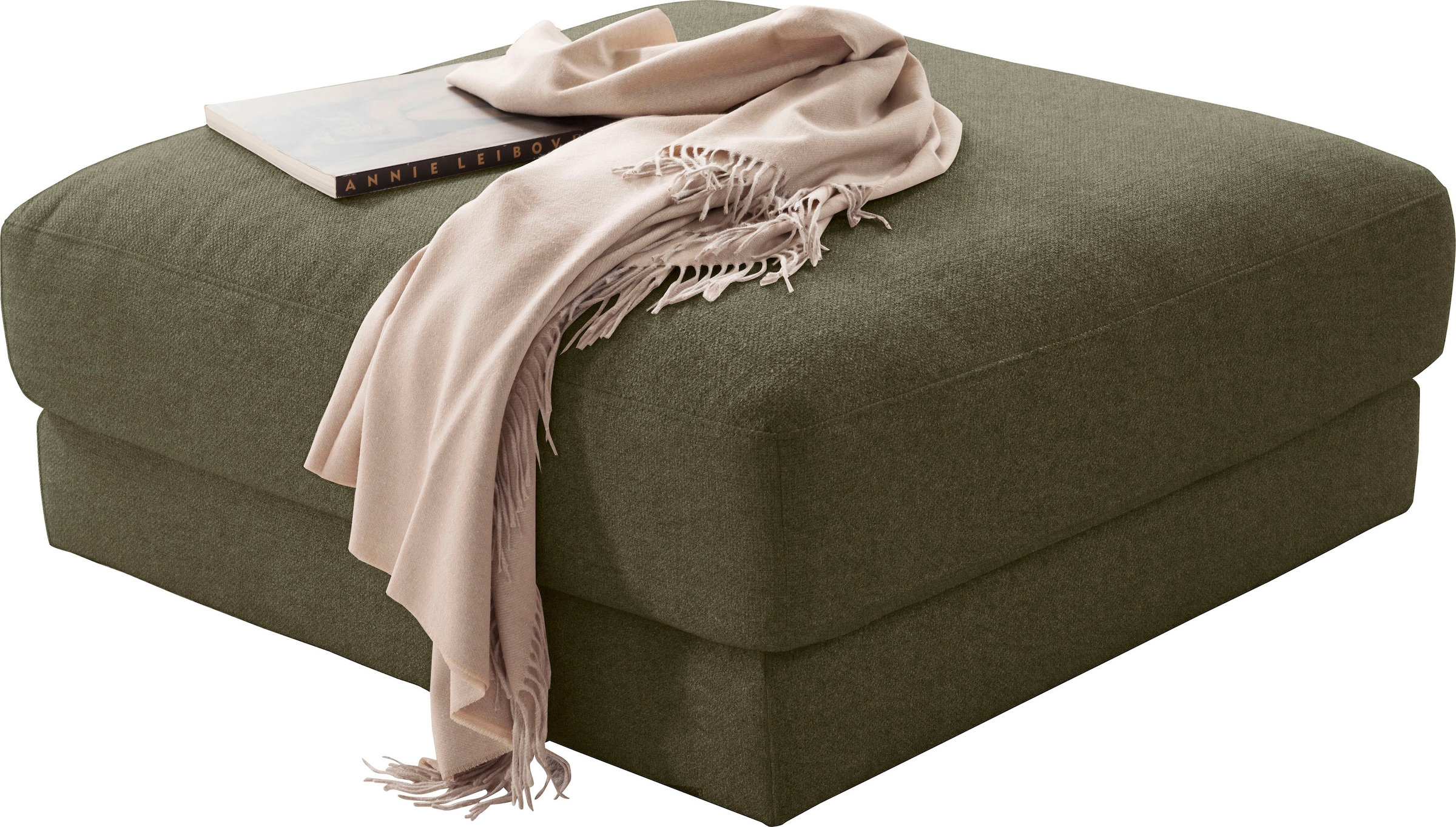 3C Candy Polsterhocker »Enisa II« passend zur Serie "Enisa II", wahlweise mit Flecken-Schutz-Bezug