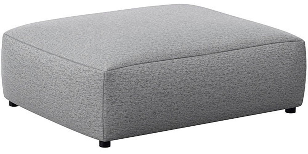 FLEXLUX Pouf »Lucera«, modern & anschmiegsam, Kaltschaum, Stahl-Wellenunterfederung
