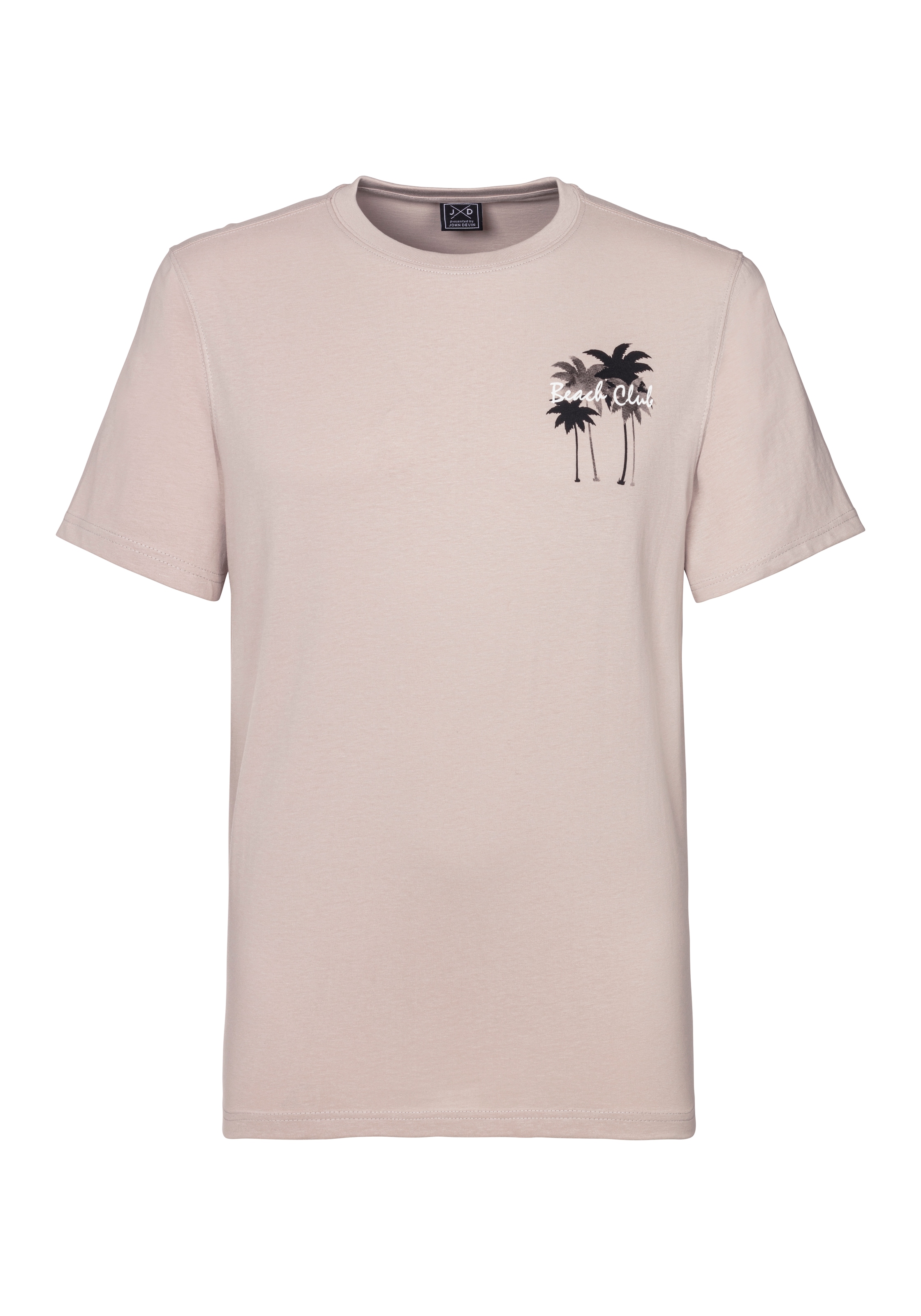 Beachtime T-Shirt »mit großem Rückenprint«, Regular-Fit, mit Print vorn und hinten