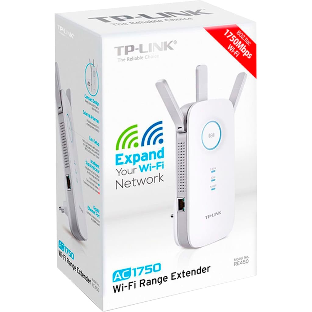 TP-Link WLAN-Repeater »RE450 AC1750 WLAN AC Repeater«