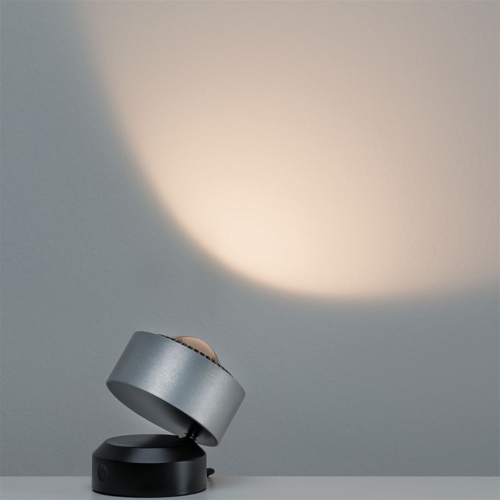 Paulmann LED Tischleuchte »Aldan 1x3,5W Schwarz/Alu gebürstet 230V Aluminium«, 1 flammig, dimmbar