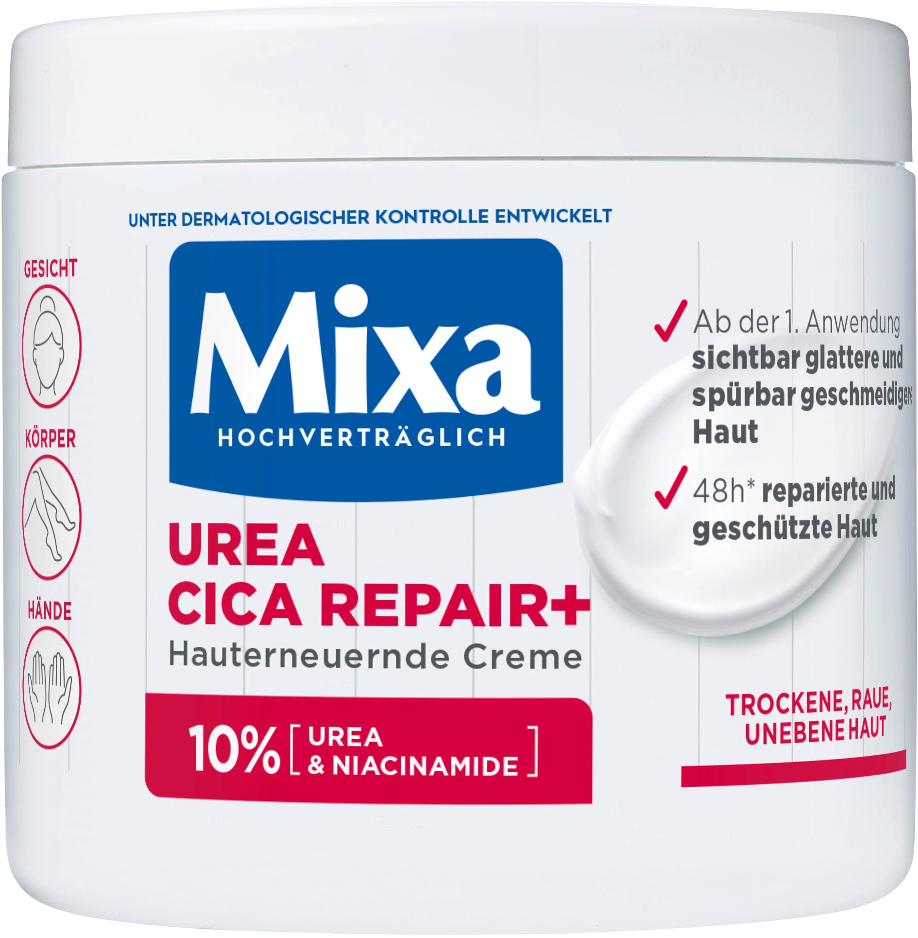 Körpercreme »Mixa Urea Cica Repair + Creme«