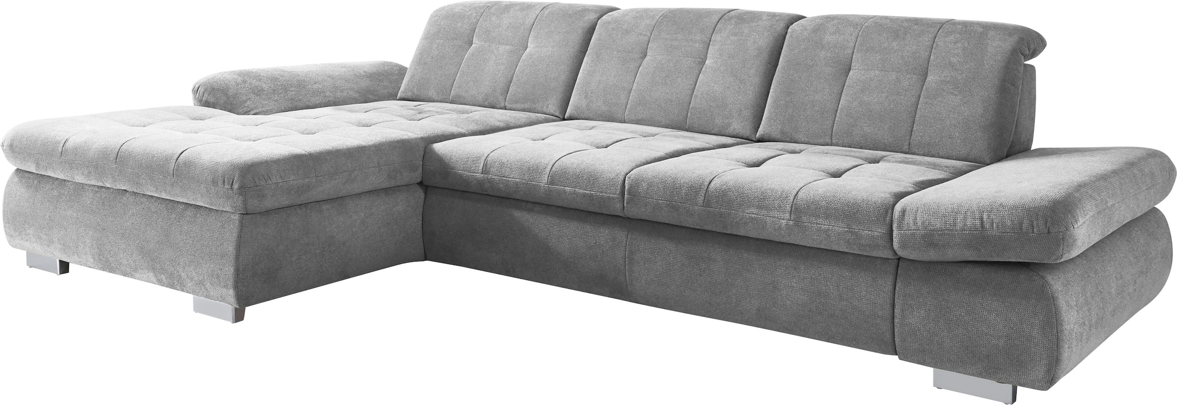 Die PlanBar Ecksofa »MP-IN17004 L-Form, Breite 331 cm, wahlweise weitere Funktionen« Federkern-Polsterung, inkl. Sitztiefenverstellung