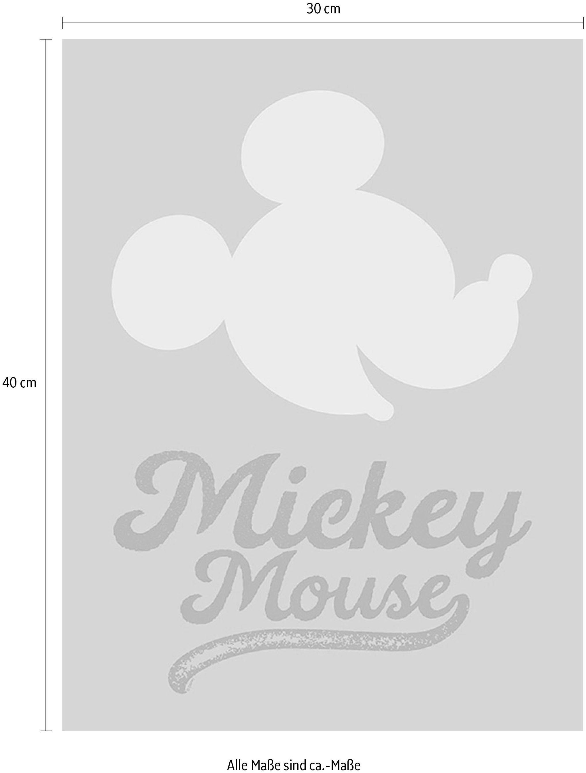 »Mickey Poster Mouse Jahren Head«, XXL Garantie Schlafzimmer, Disney, kaufen Green Wohnzimmer online | mit Kinderzimmer, 3 Komar
