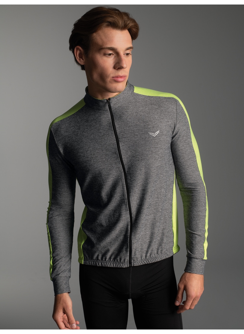 Trigema Trainingsjacke »TRIGEMA Fahrradjacke mit kontrastfarbigen Elementen« 1 Stk. tlg.