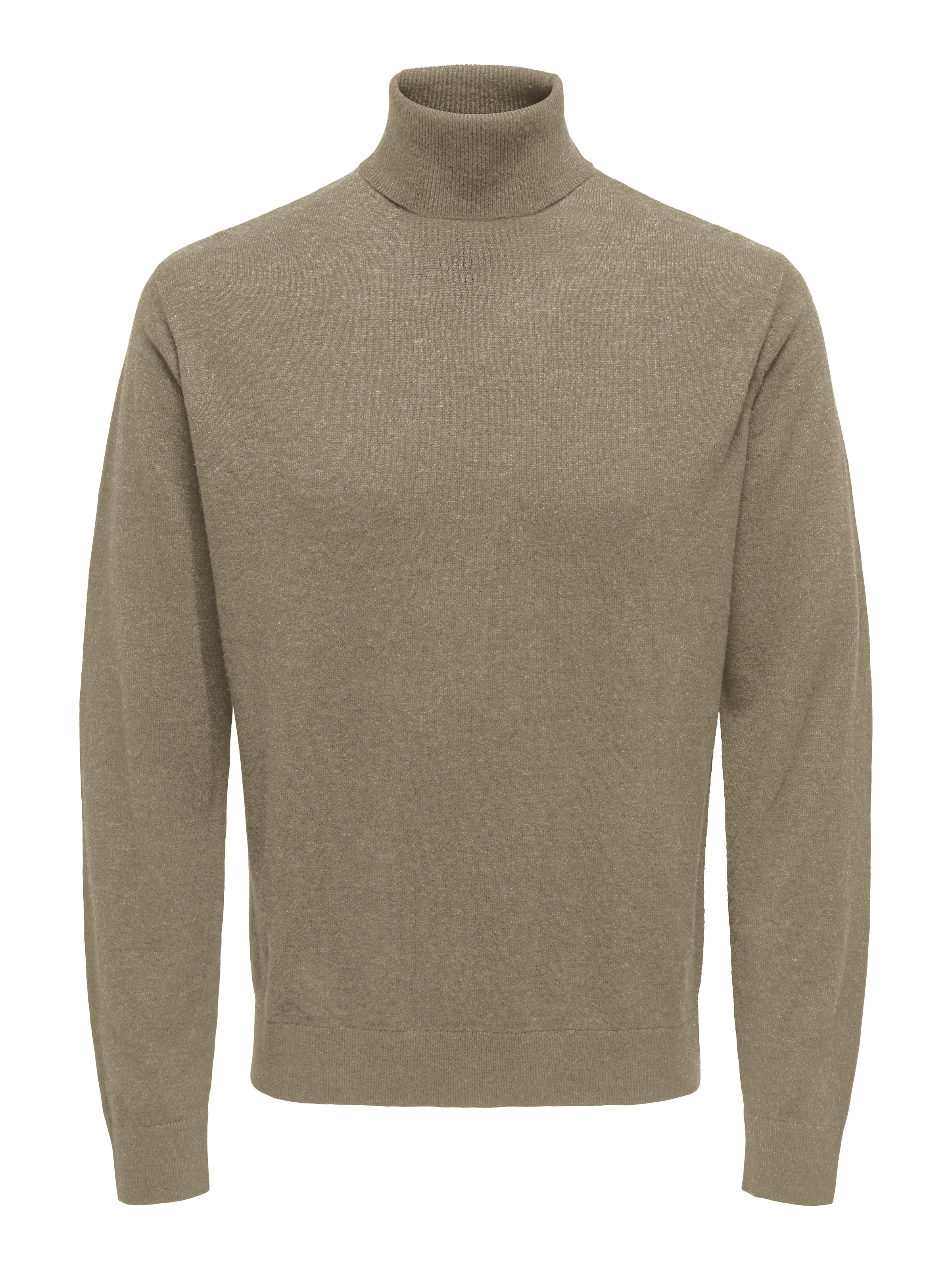 ONLY & SONS Stehkragenpullover »ONSLOUI REG 12 MEL ROLL KNIT NOOS«