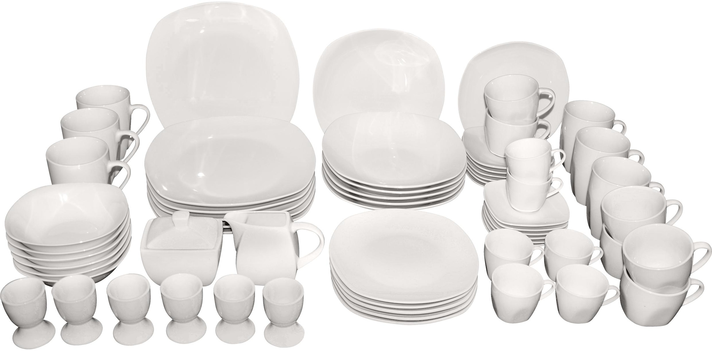 Retsch Arzberg Kombiservice »Geschirr-Set, Service« 62 Teile, für 6 Personen