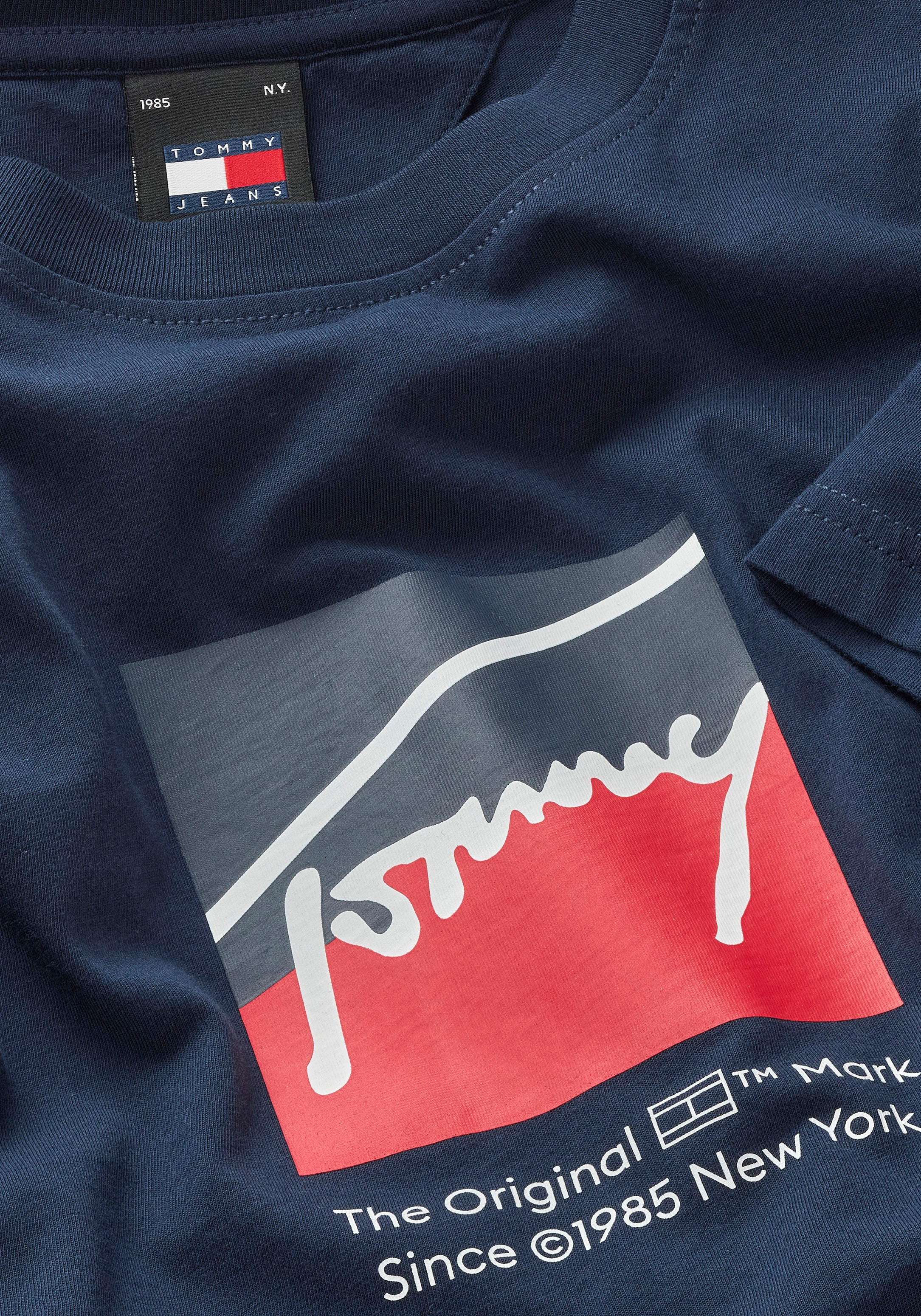 Tommy Jeans T-Shirt »TJM REG RWB DNA TEE«, mit Logoprint