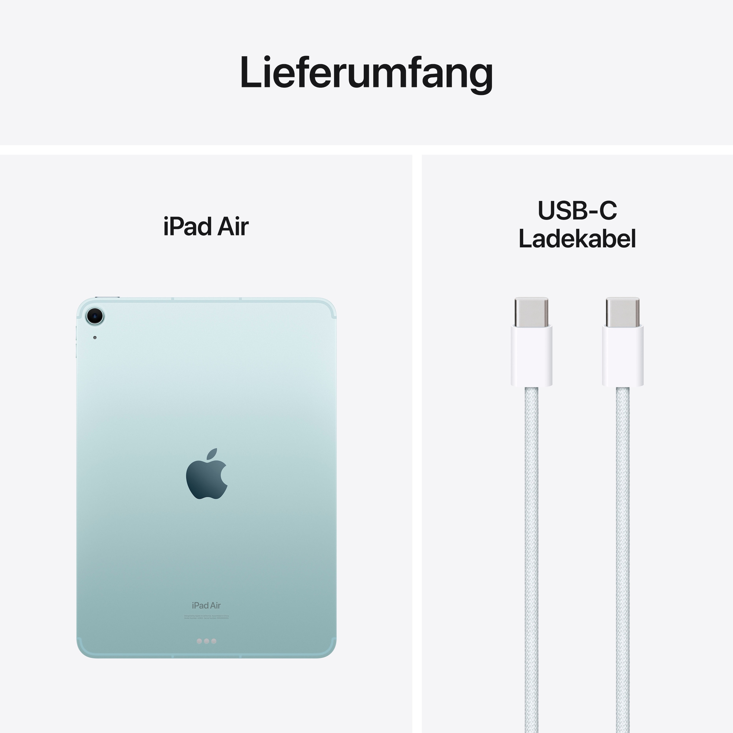 Apple Tablet »11" iPad Air Wi-Fi + Cellular 1TB«, (27,59 cm / 10.86 Zoll), iPadOS, 5G,)