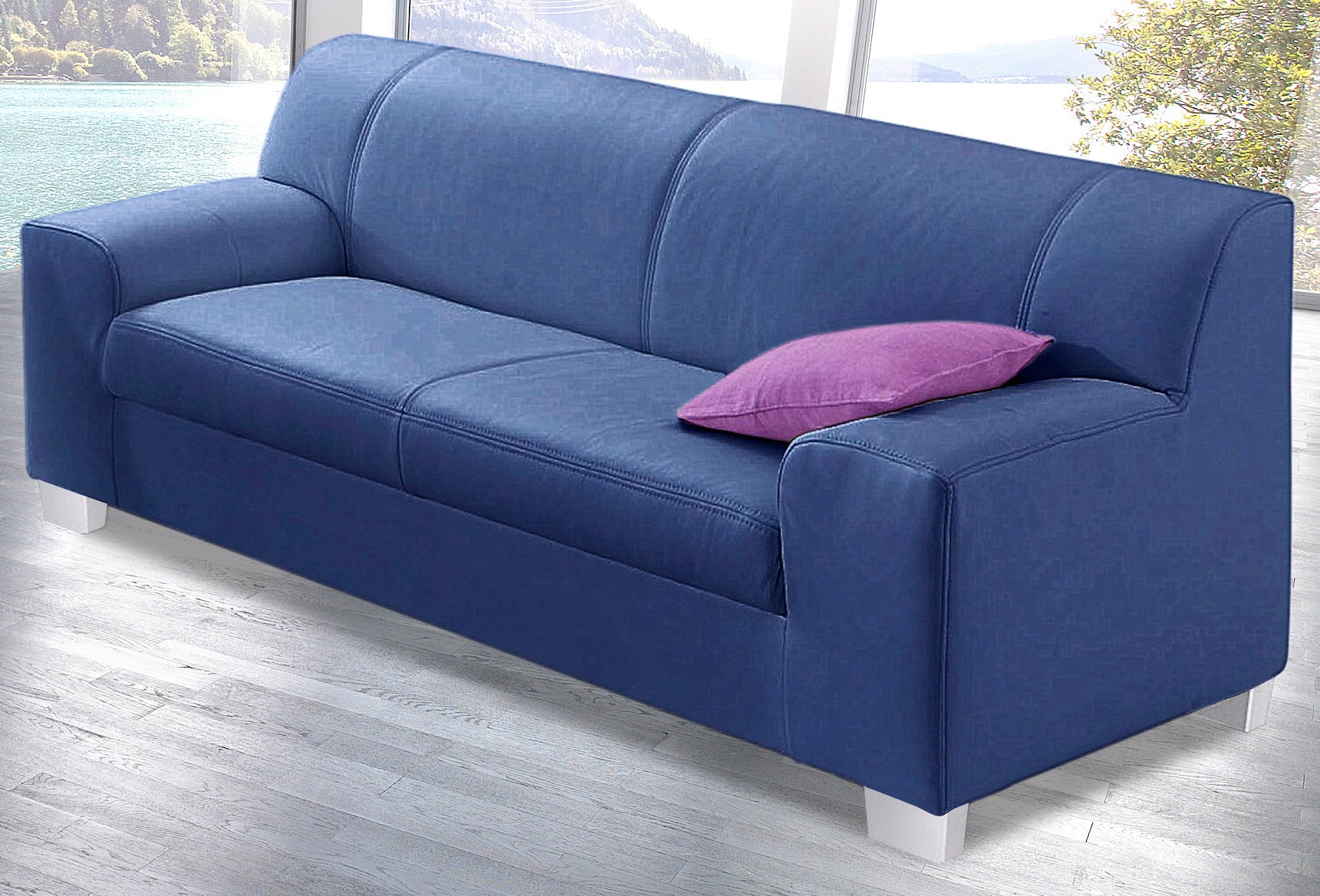 DOMO collection 3-Sitzer »Amando zeitlos und modern, komfortabel,«, in vielen Bezugsvarianten, auch in Leder