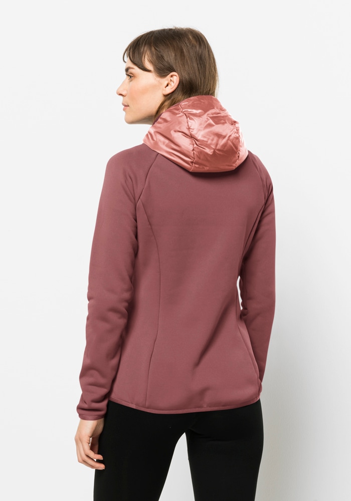 Jack Wolfskin Hybridjacke »ROUTEBURN PRO HYBRID W«, mit Kapuze