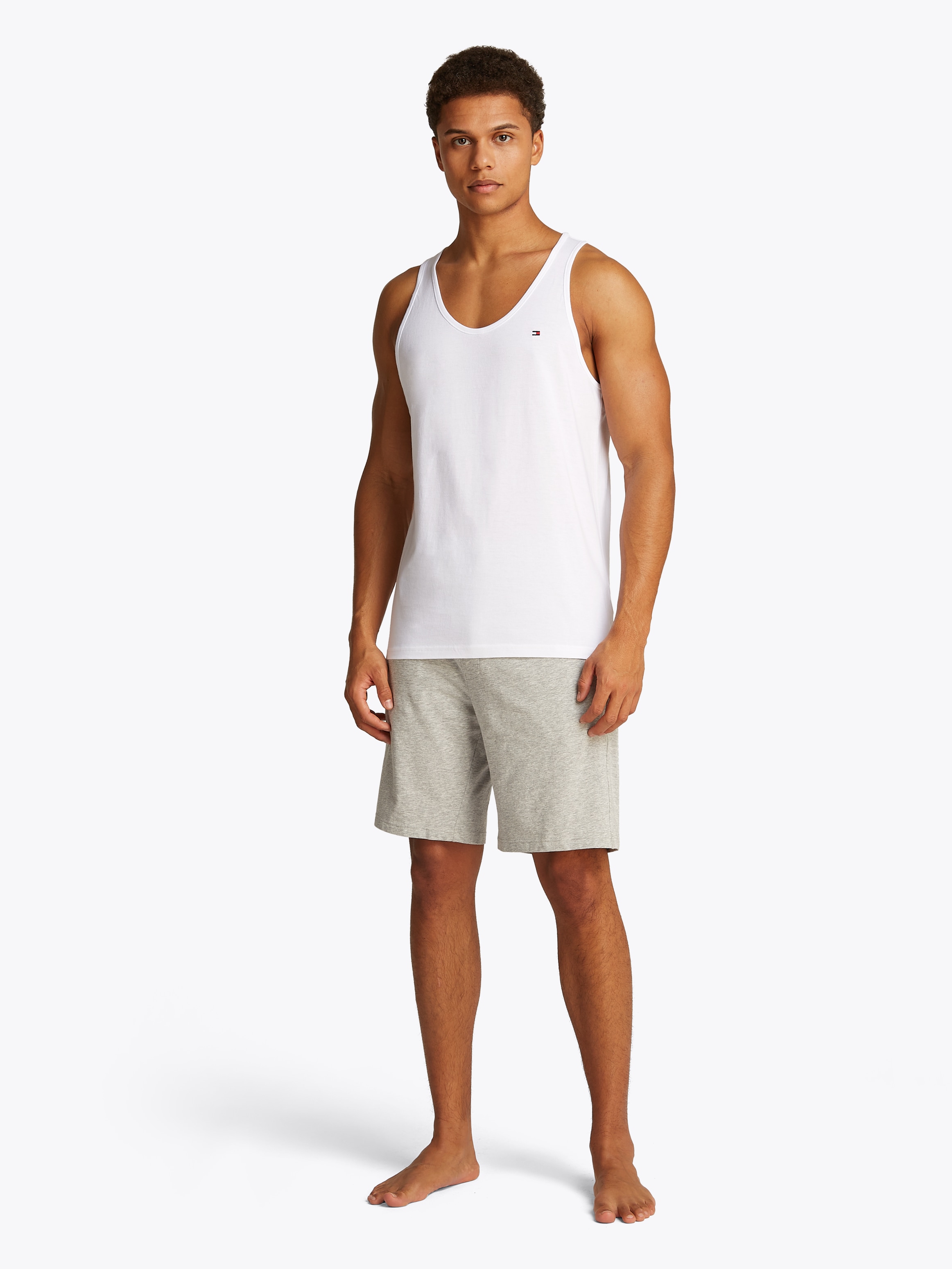 Tommy Hilfiger Underwear Tanktop »3P TANK TOP«, (Packung, 3 tlg., 3er), mit Logo-Stickerei