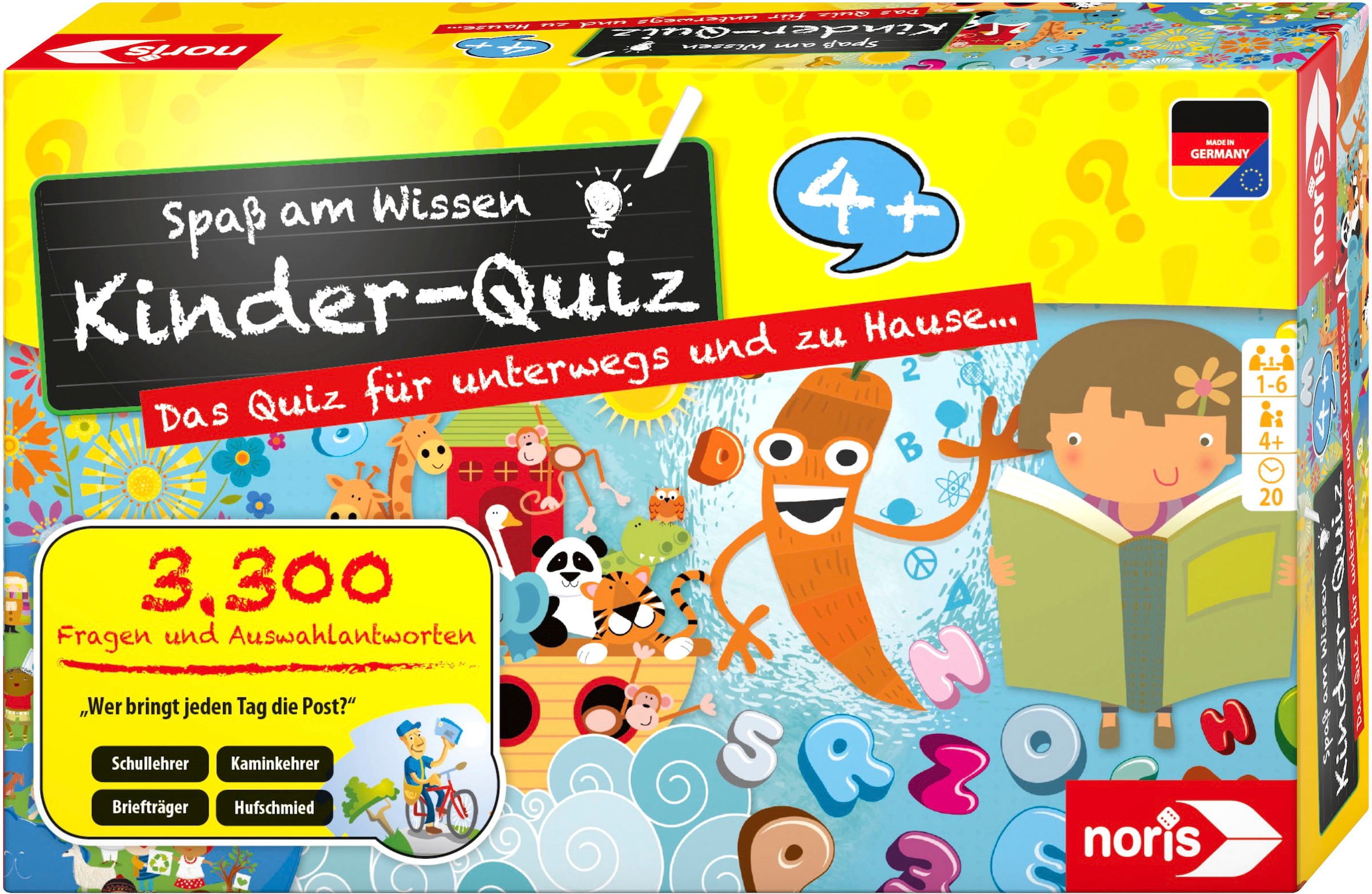 Noris Spiel »Kinderquiz für schlaue Kids«, Made in Germany