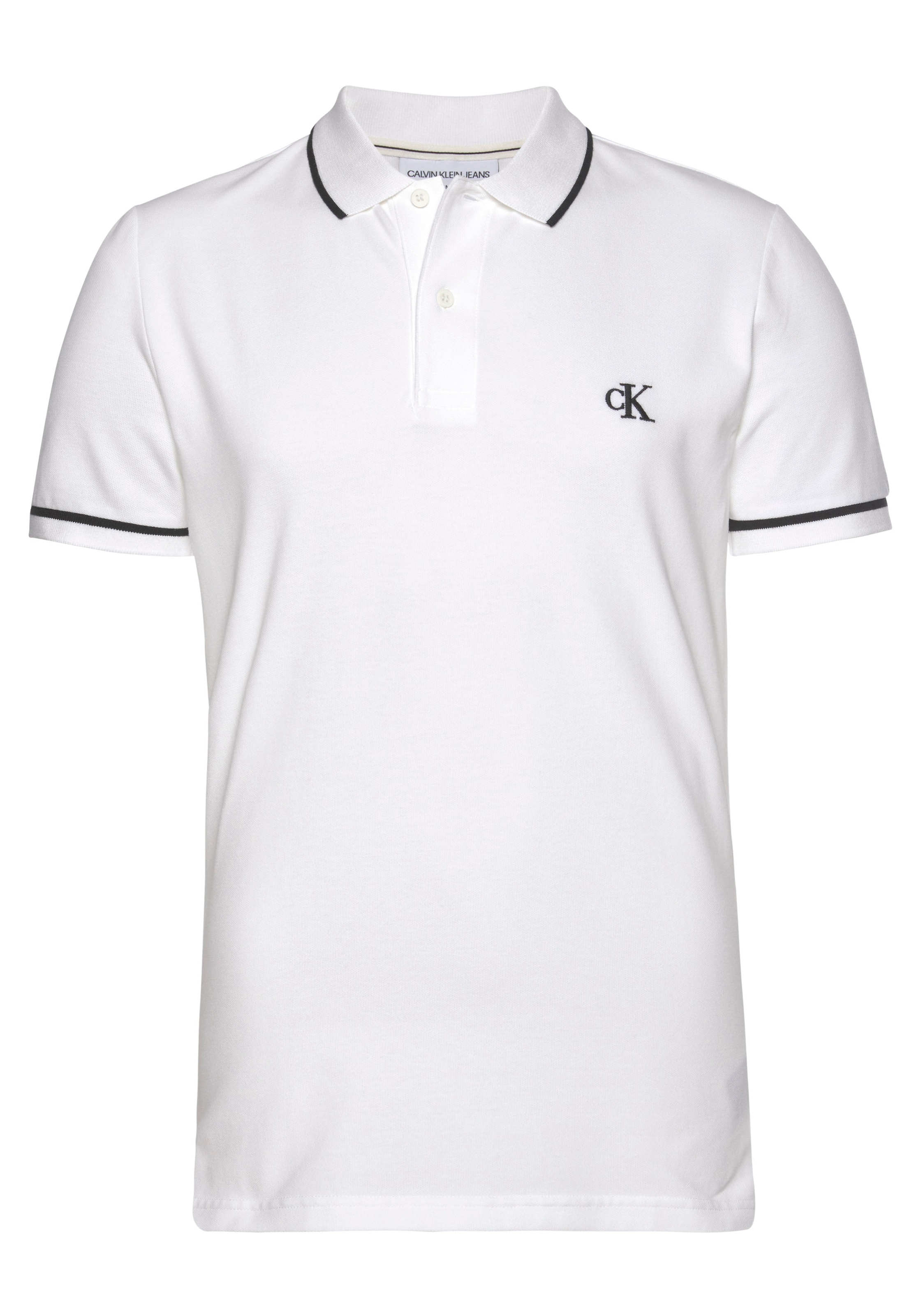 Calvin Klein Jeans Poloshirt »TIPPING SLIM POLO«, mit Logomarkenlabel