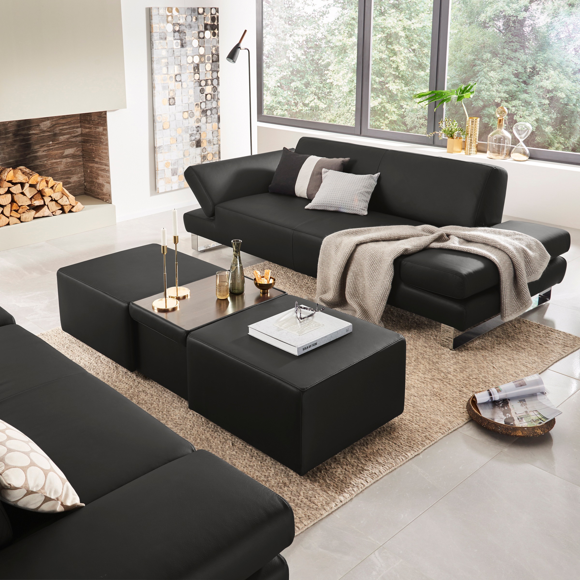 W.SCHILLIG 2-Sitzer »taboo Designsofa mit hohem Sitzkomfort«, mit Normaltiefe, inklusive Armlehnenverstellung