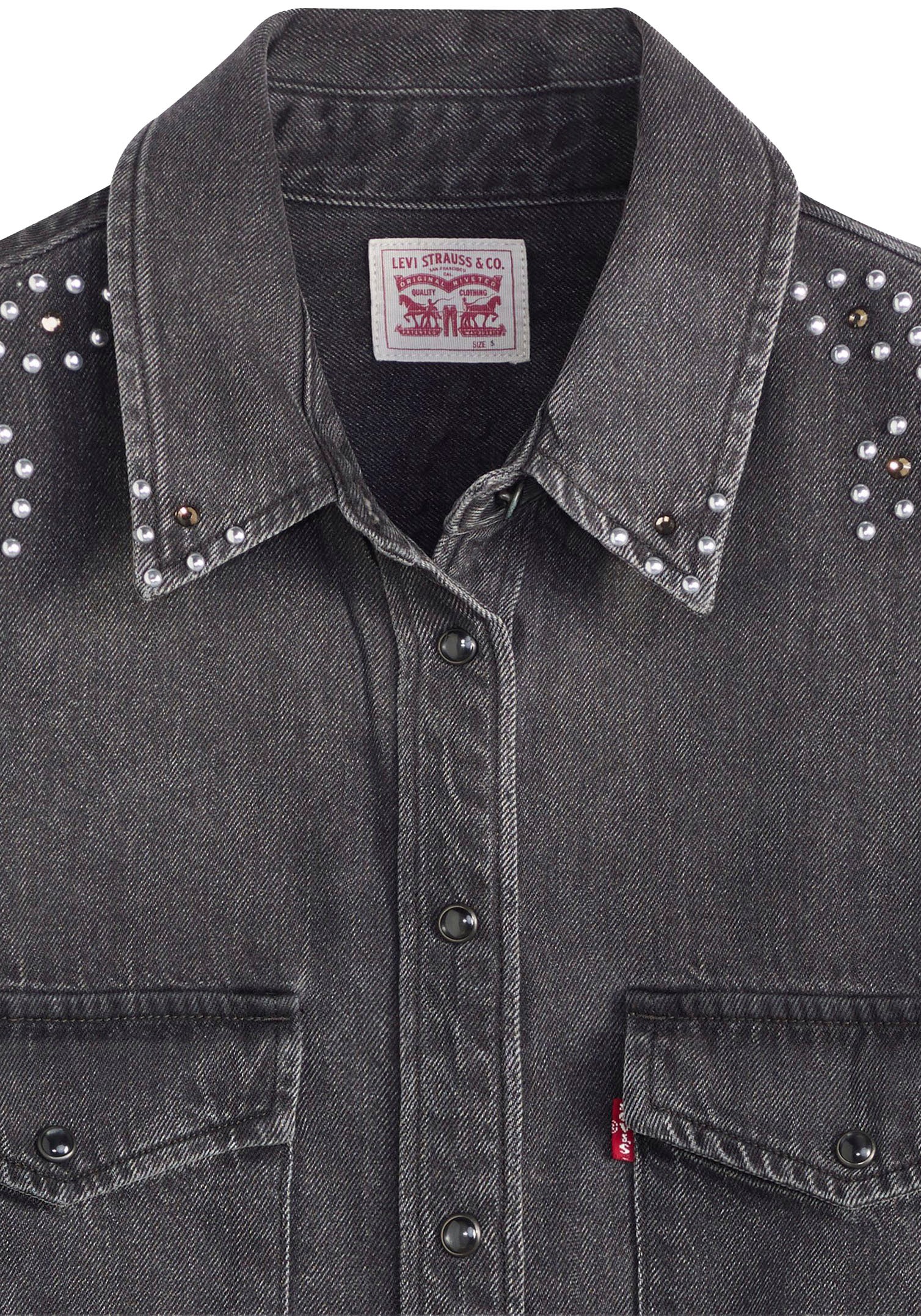 Levi's® Jeansbluse »ESSENTIAL WESTERN« mit Brusttaschen mit Druckknöpfen