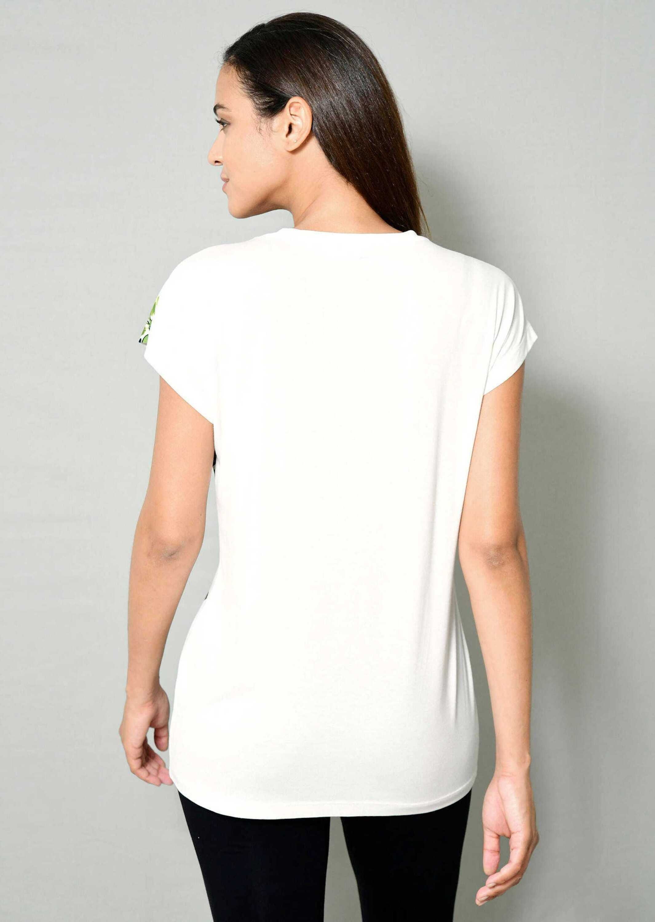 Alba Moda Print-Shirt »Shirt Shirt mit modischem Druck im Vorderteil«