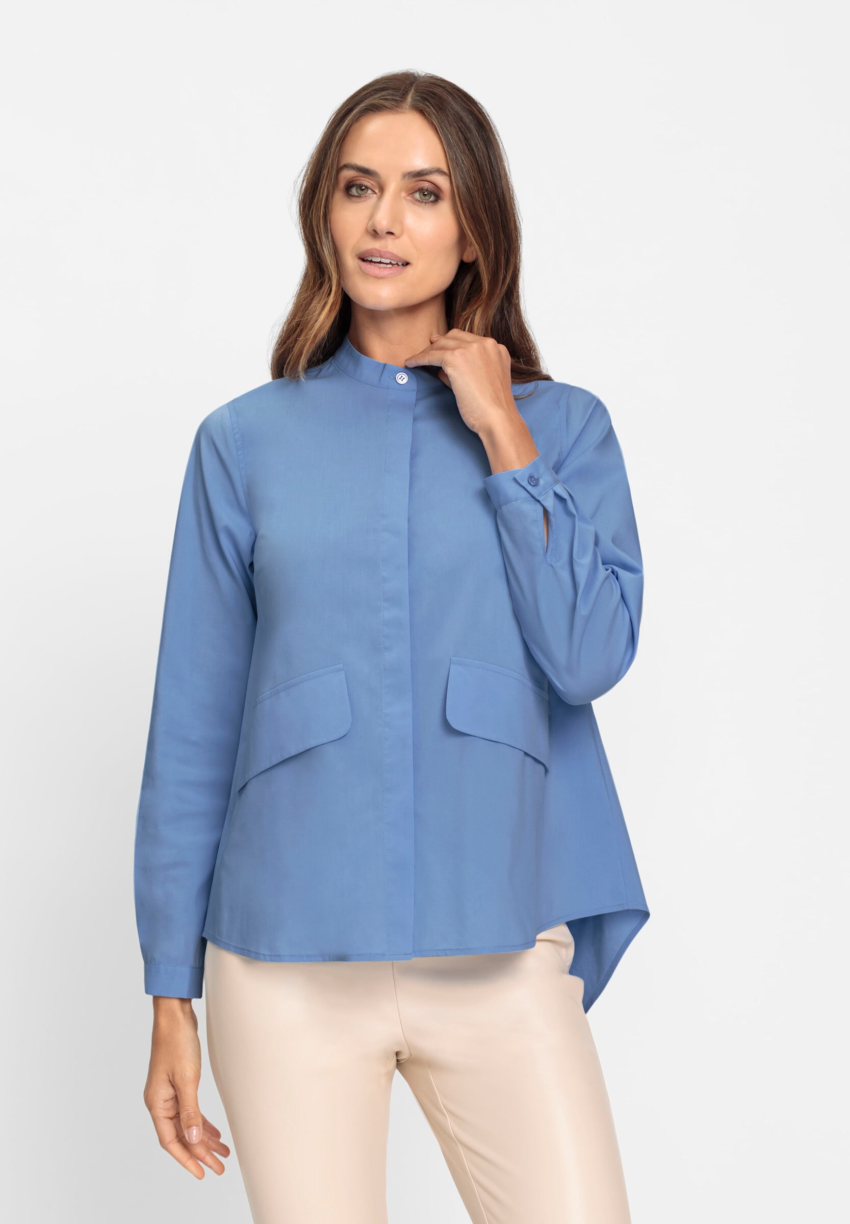 heine Hemdbluse »Bluse Langarm-Bluse in Stretch-Qualität«