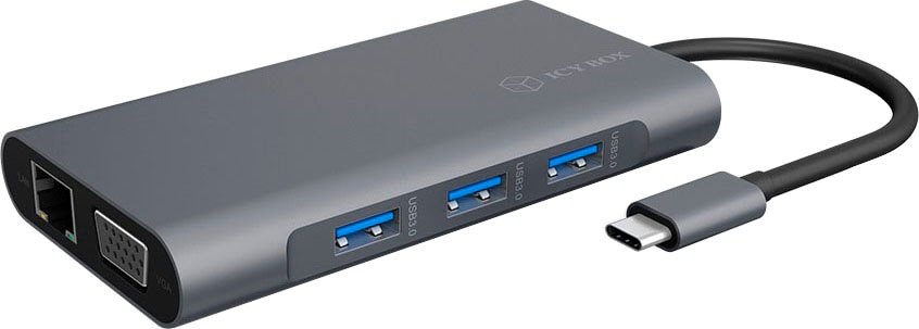 Laptop-Dockingstation »ICY BOX USB Type-C Dockingstation mit zwei Videoschnitten«