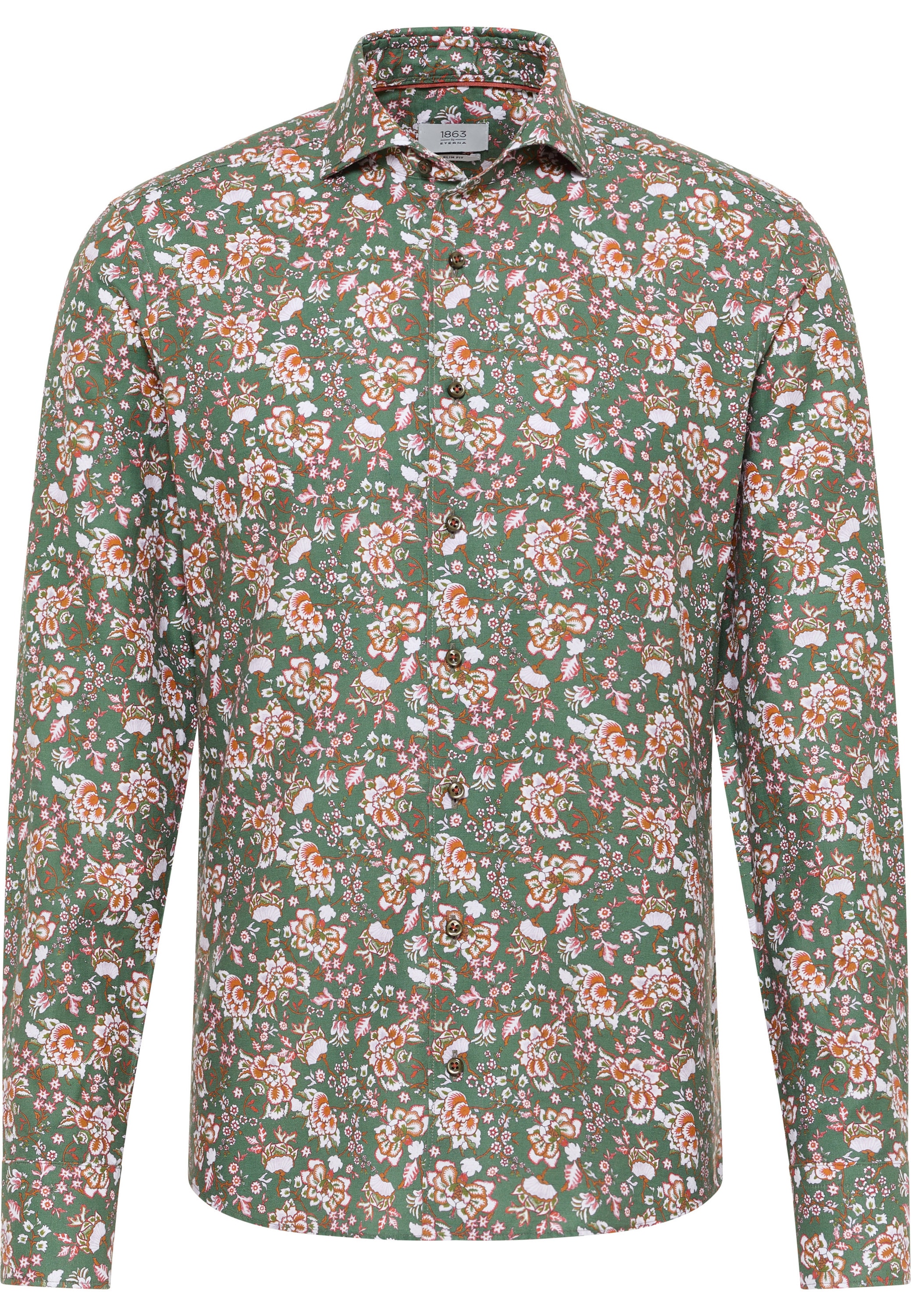 Eterna Langarmhemd »SLIM FIT« EASY IRON (bügelleicht)