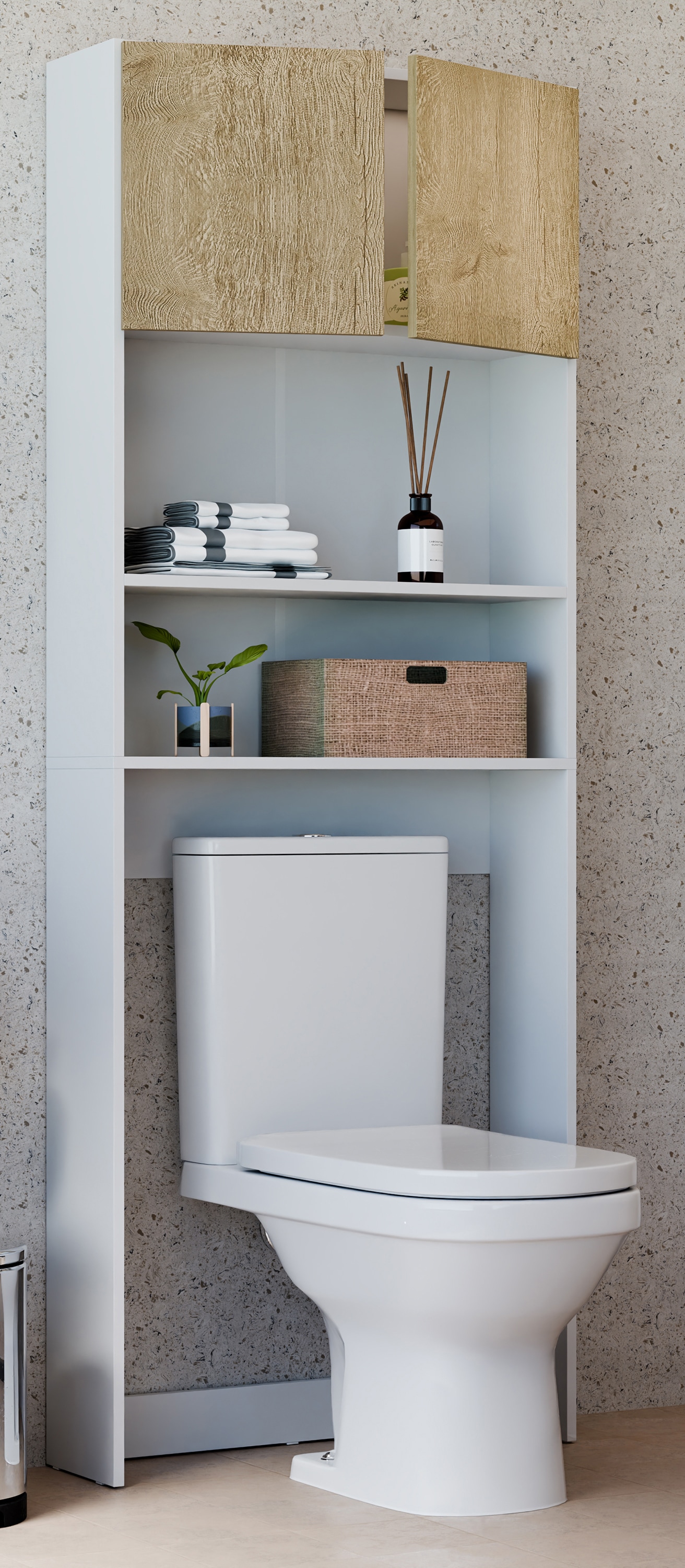 VCM Waschmaschinenumbauschrank »Holz Überbauschrank Waschmaschine Überbau Goralo«