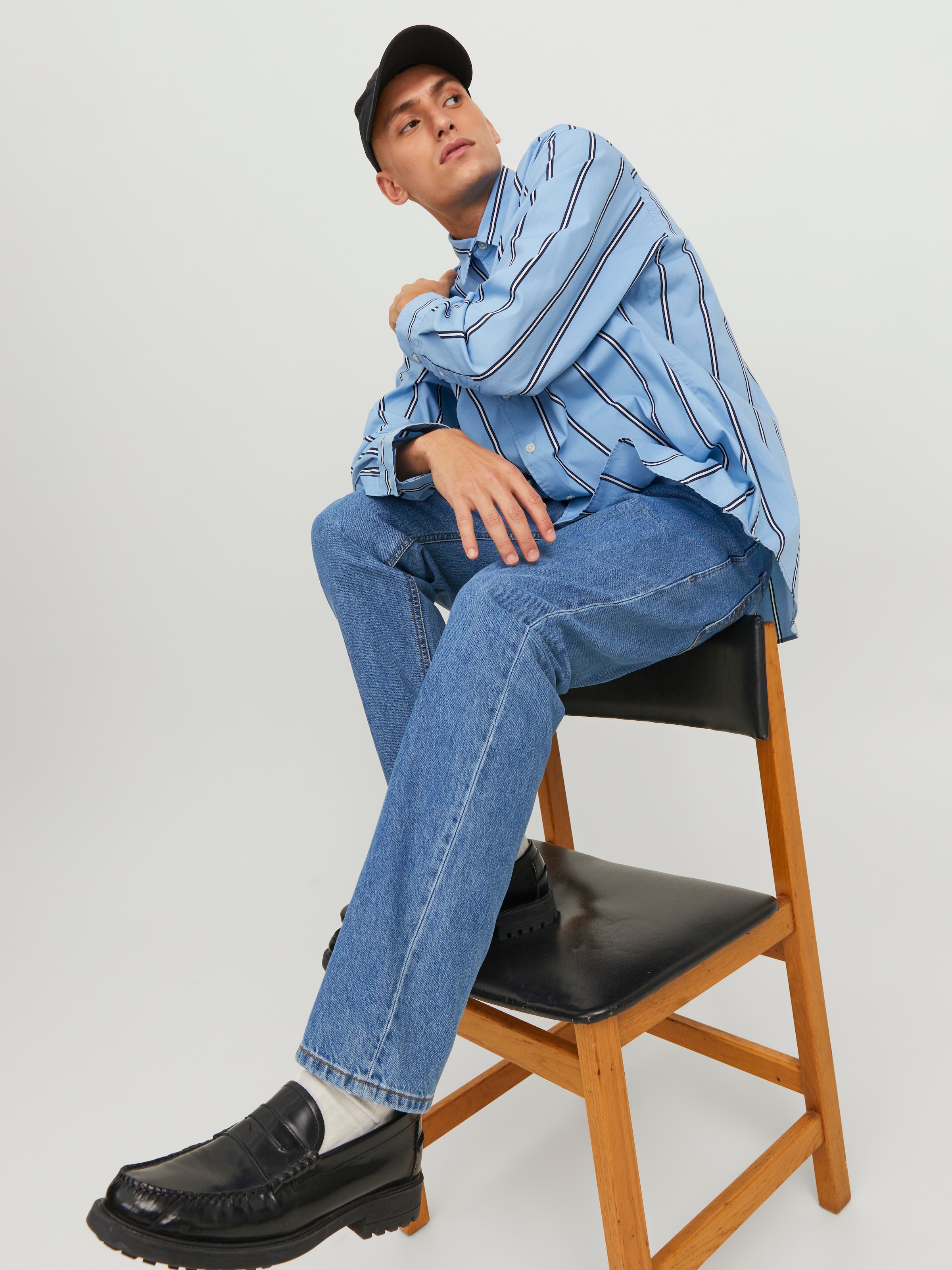 Jack & Jones Relax-fit-Jeans »JJICHRIS JJORIGINAL SQ 735 LN«