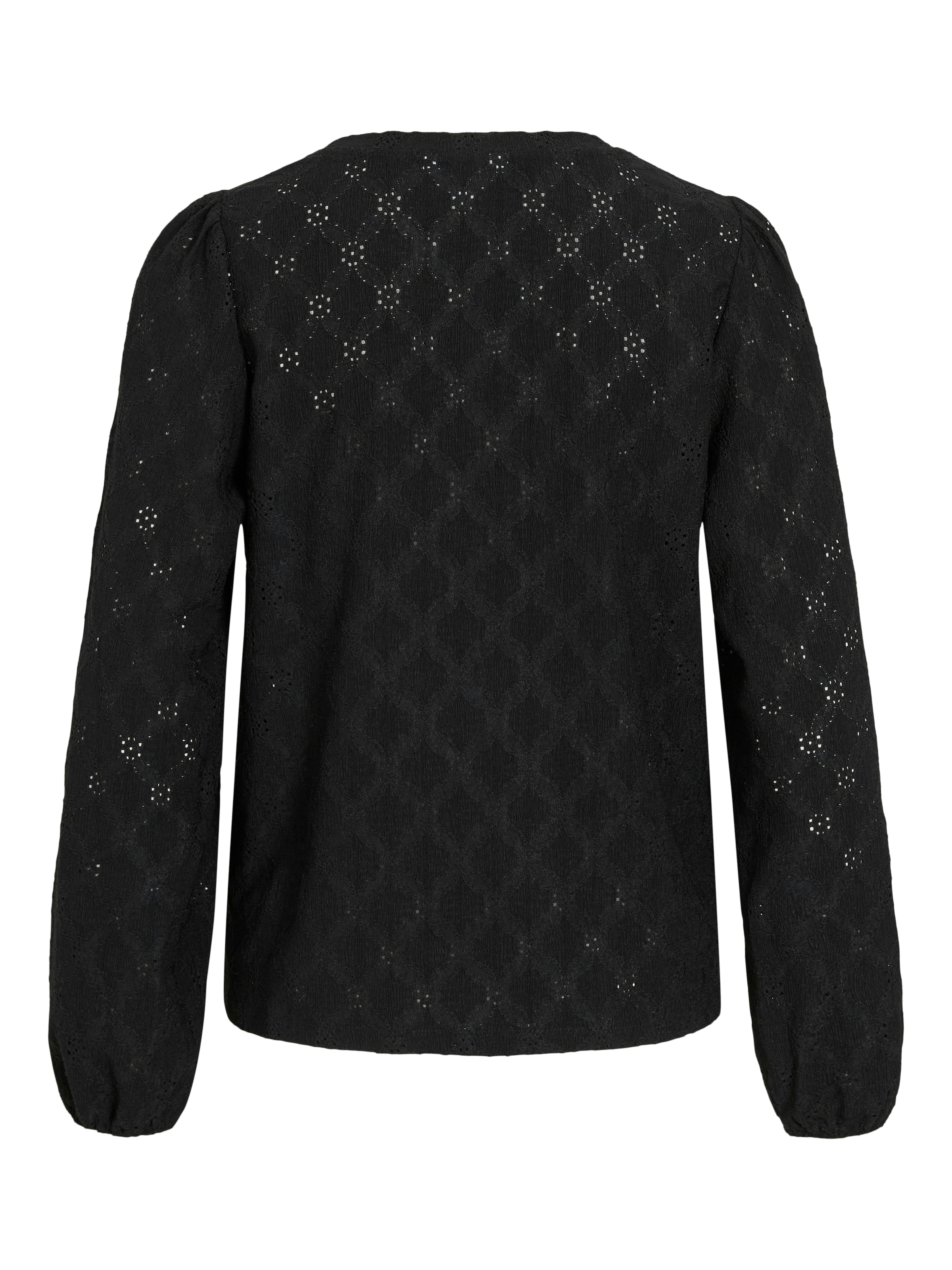 Vila Langarmshirt »VIASTA O-NECK L/S TOP - NOOS«