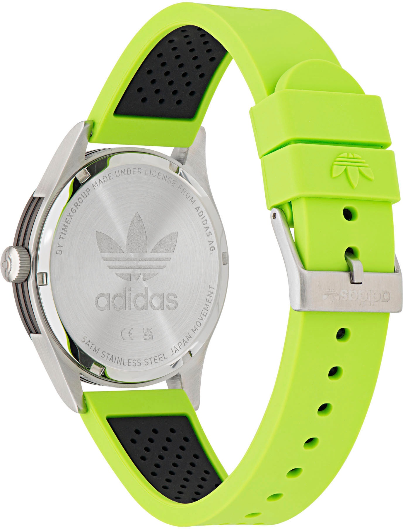 adidas Originals Quarzuhr »CODE THREE« Armbanduhr, Damenuhr, Herrenuhr, Silikonarmband