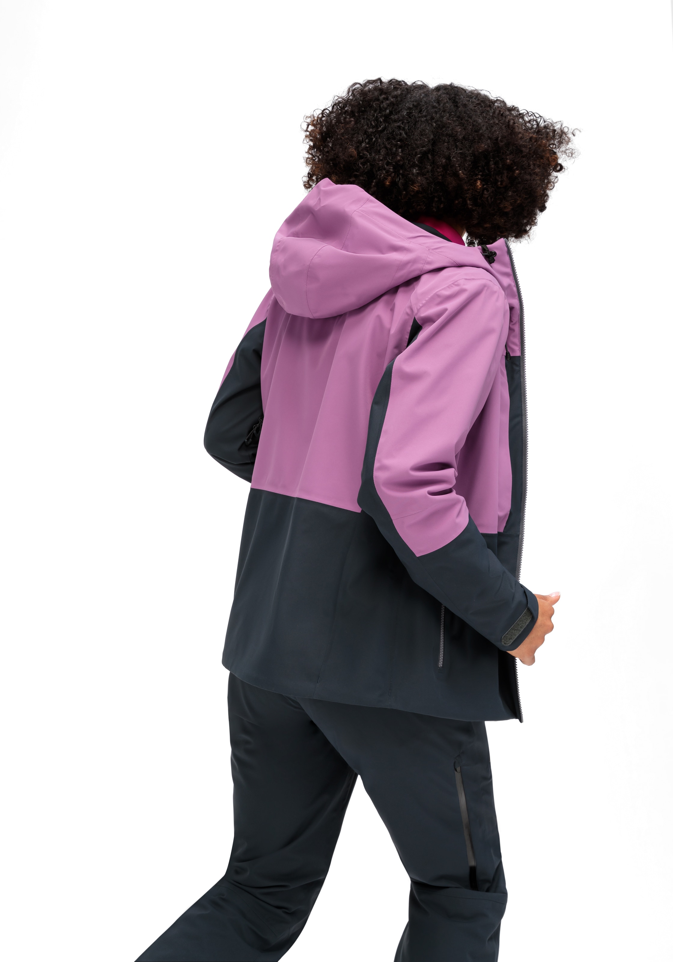 Maier Sports Funktionsjacke »Lindon W« Damen Outdoorjacke, wasserdicht, RV-Taschen, Kapuze