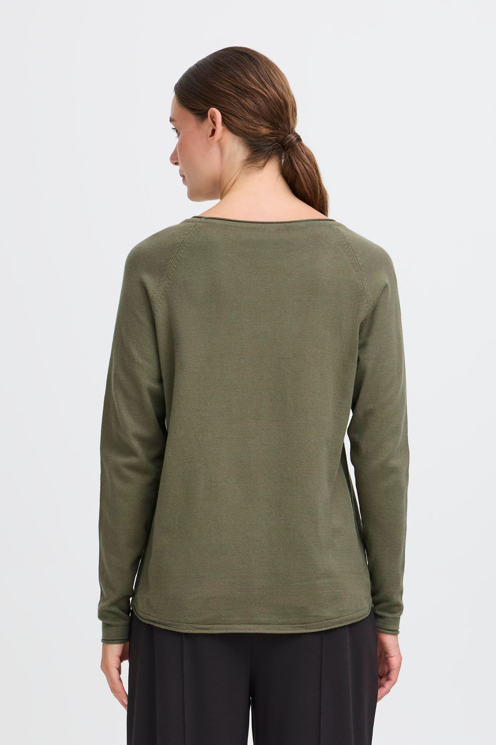 OXMO Strickfleece-Pullover »Strickpullover OXFKEANA«