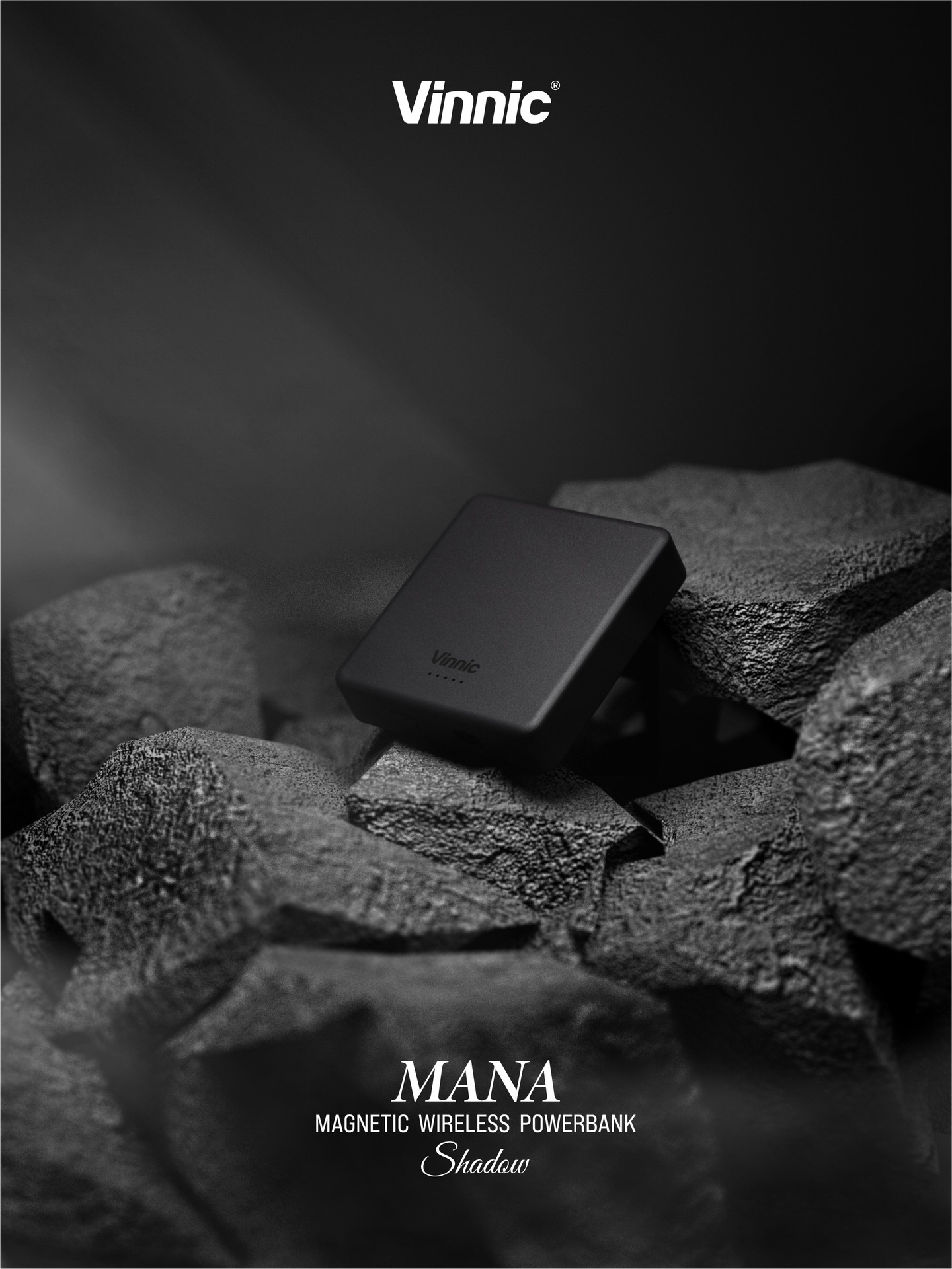Vinnic Powerbank »MANA Magnetic Wireless Powerbank 8.000mAh«, Vinnic MANA Magnetic Wireless Powerbank 8.000mAh,blue
