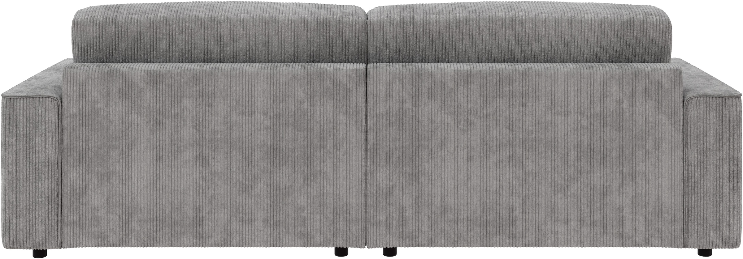 INOSIGN Ecksofa »Chance, Recamiere beidseitig montierbar, Schlaffunktion, Breite 265 cm«, in Cordstoff HYPER, mit Schlaffunktion und Bettkasten