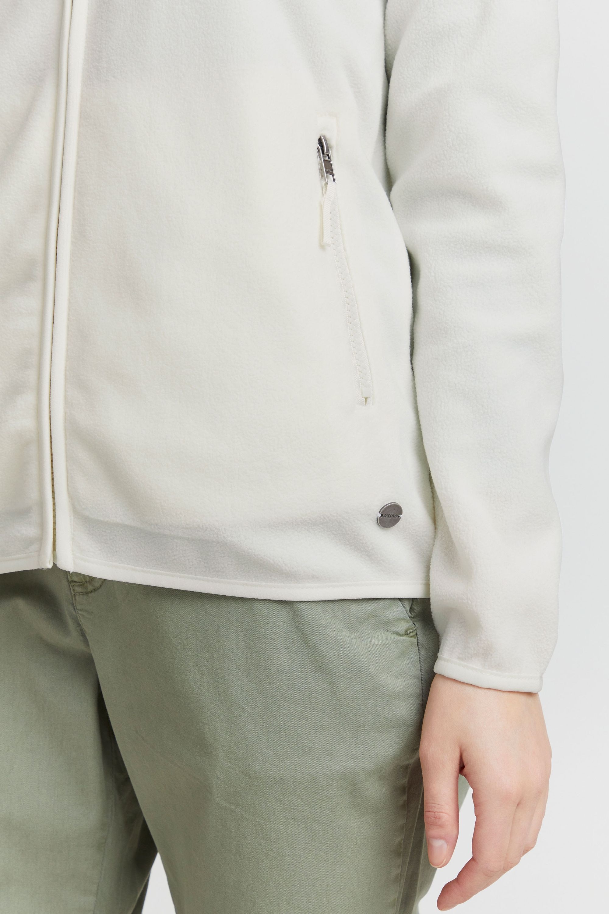 OXMO Fleecejacke »Fleecejacke OXRikka«, ohne Kapuze
