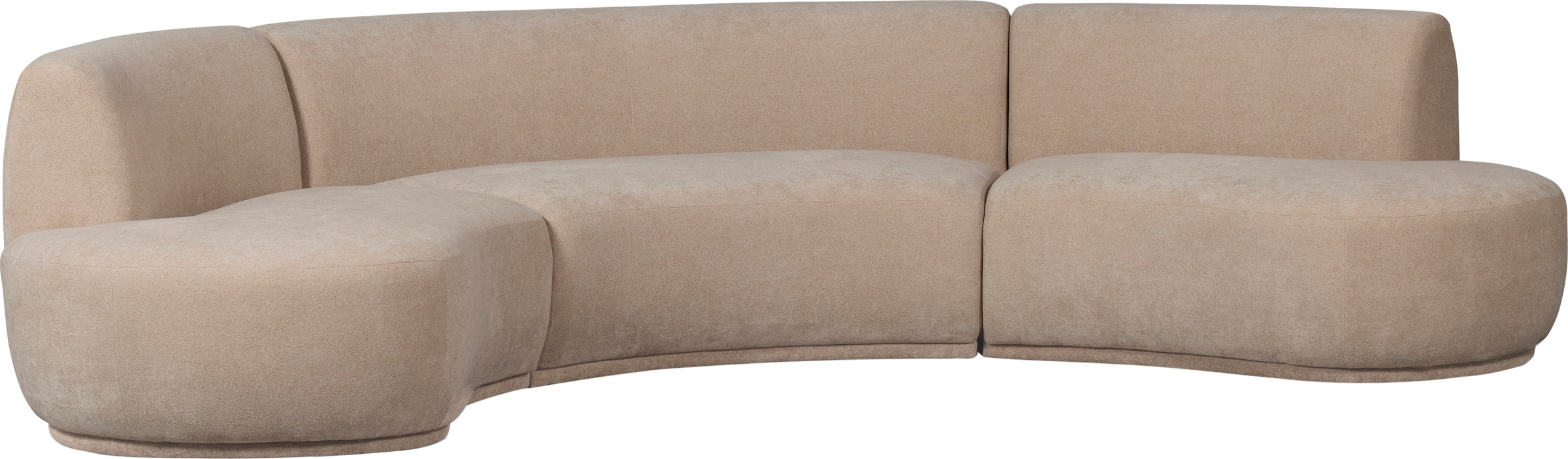 Big-Sofa »Batavier Halbrundes Sofa«, 75x336x180